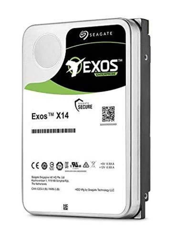 Seagate Exos 12 To, Disque dur interne d’entreprise HDD – 3,5 pouces 6 Gbit/s, 128 Mo de mémoire cache, pour entreprise et centre de données, Ouverture facile (ST12000NM0008)