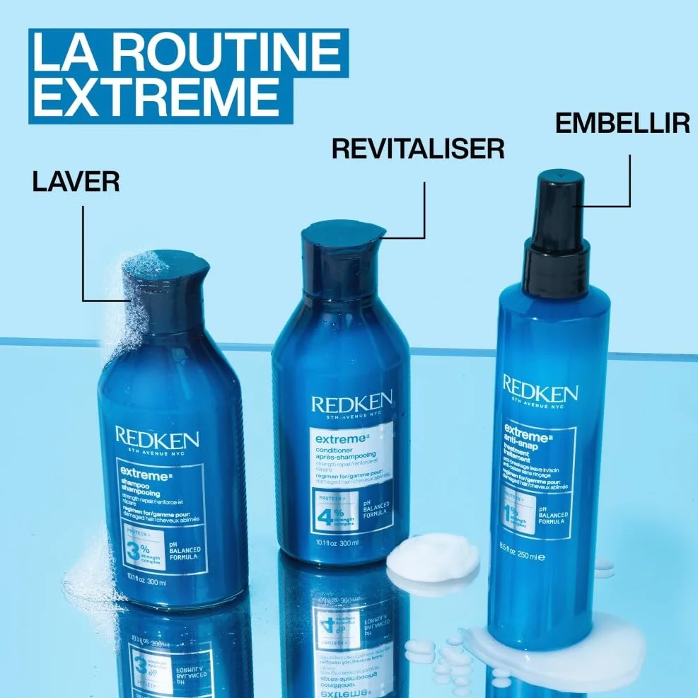 Redken Extreme Après-Shampoing Fortifiant Cheveux Abimés Riche en Protéines