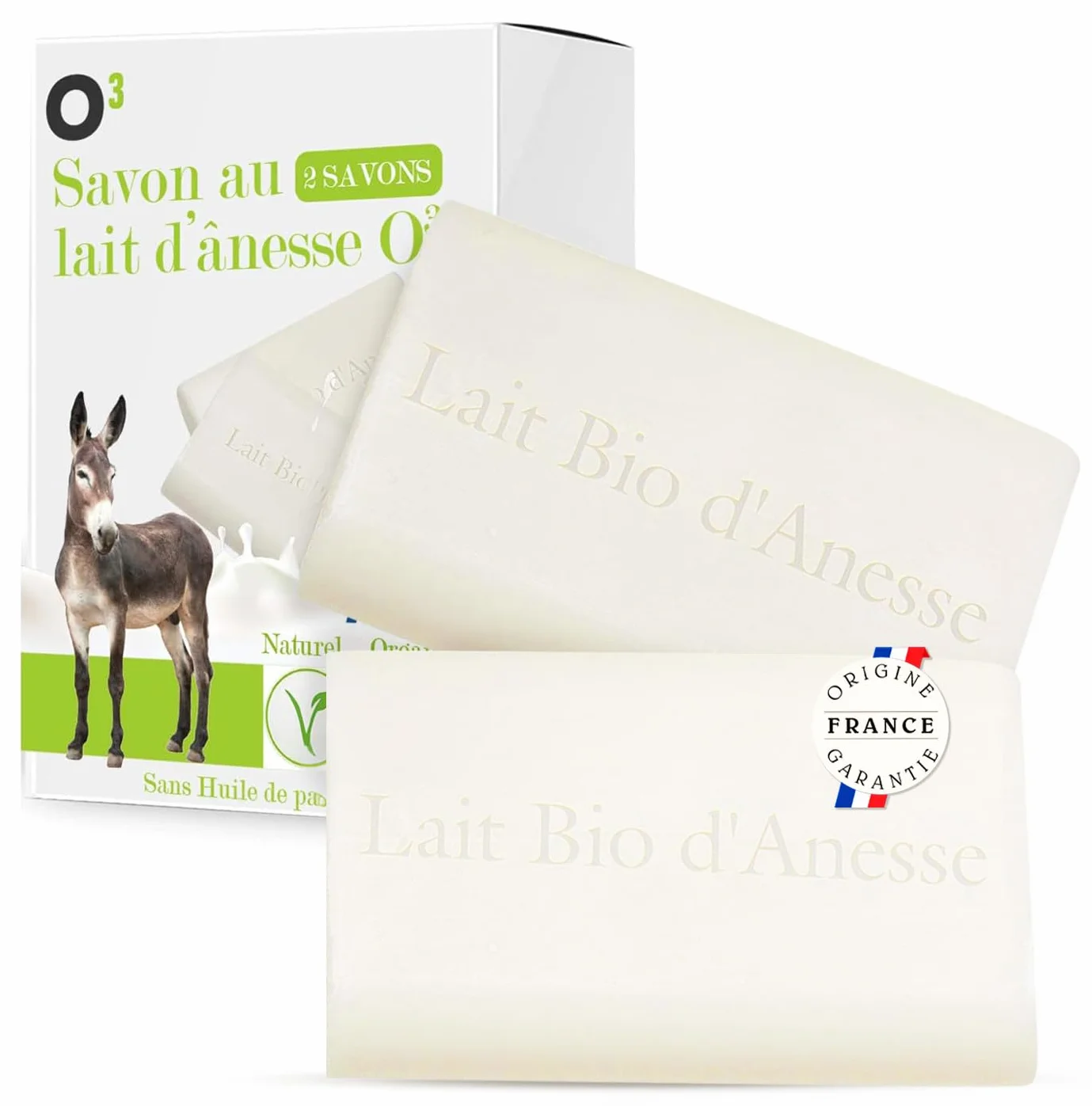 Savon au Lait Bio d'Anesse 100% Naturel Anti ride Anti Acné 2x100g