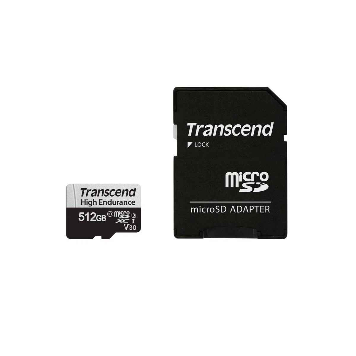 Transcend TS512GUSD350V Carte mémoire Micro SD U3 Full HD jusqu'à 100 Mo/s, pour Appareil Photo et Drones 512 Go 350 V