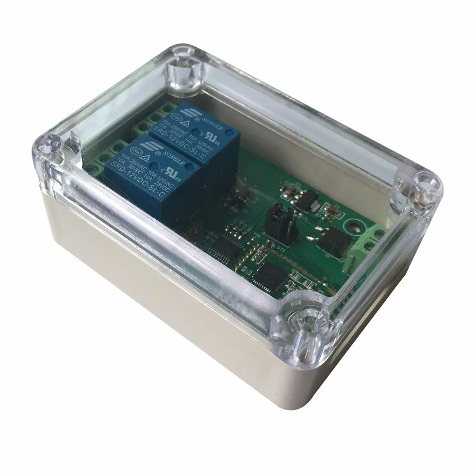 DSD TECH Module relais Bluetooth 4.0 BLE 2 canaux 12 V pour iPhone Android