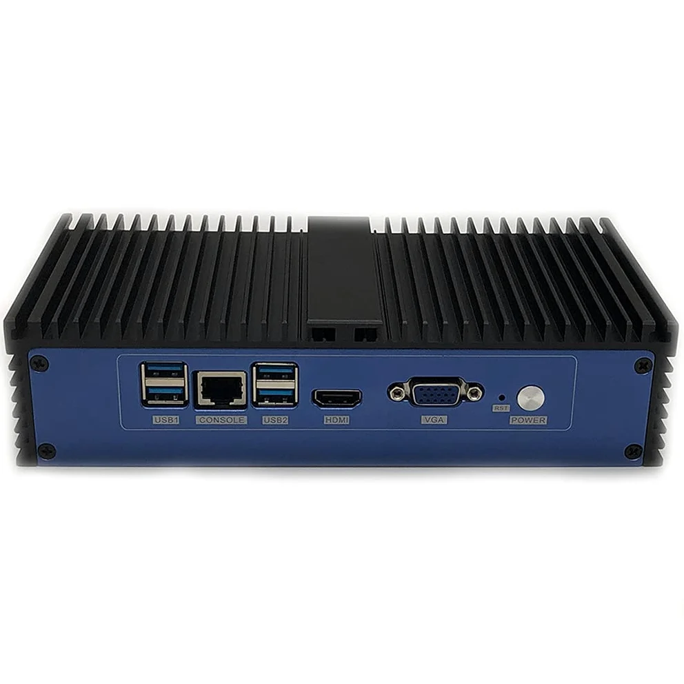 Pentium 4405U/4415U Firewall Micro Appliance, Mini PC, Nano PC, Router PC(4G 128G) with 6 RJ45, AES-NI,HDMI USB3.0 COM,Compatible for Pfsense Openwrt OPNsense