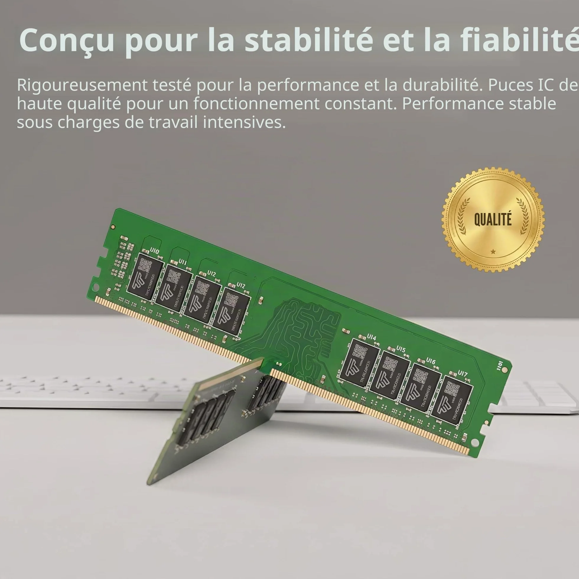 Timetec 8 Go DDR4 2666 MHz PC4-21300 UDIMM RAM Bureau Non ECC 288 Broches 1,2 V CL19 Module DIMM