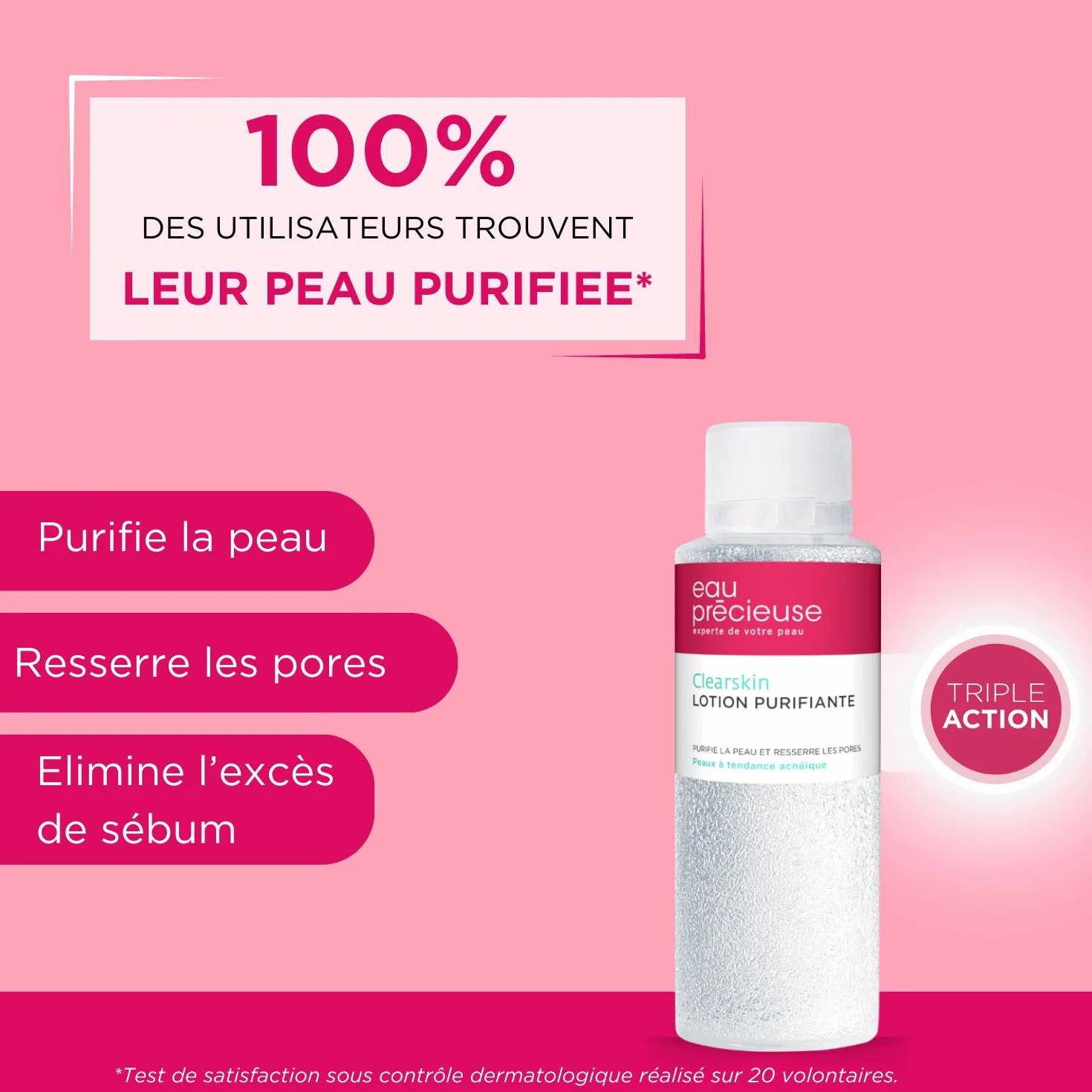 Eau Précieuse Trousse Mes Indispensables 3 Soins Visage Lotion Purifiante Gel Nettoyant Soin Anti-Imperfections