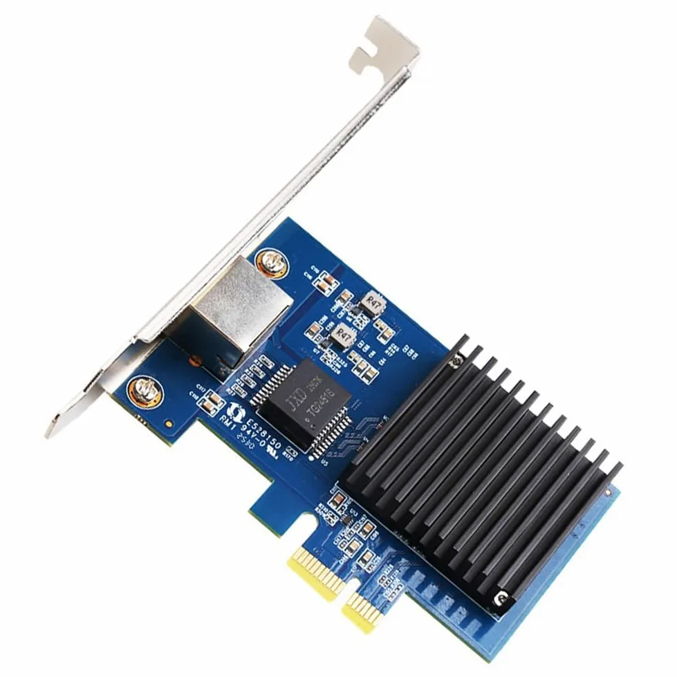 Carte Réseau PCIe NIC 10Gb avec Puce RTL8127, Port RJ45, Acquisition de Vision PCI-Express X1 pour, pour Win10/Win 11.