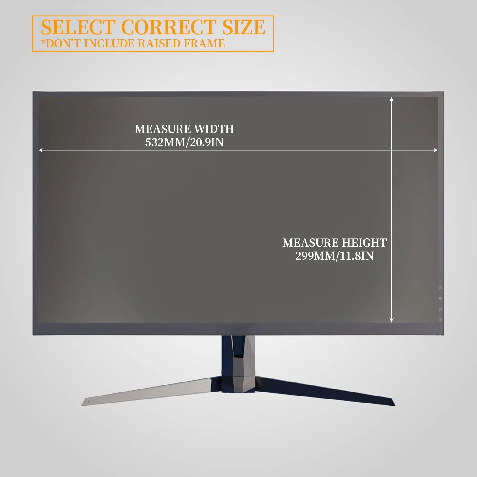 Écran de confidentialité 24 Pouces Moniteur Large 16:9 Filtre Protection Yeux