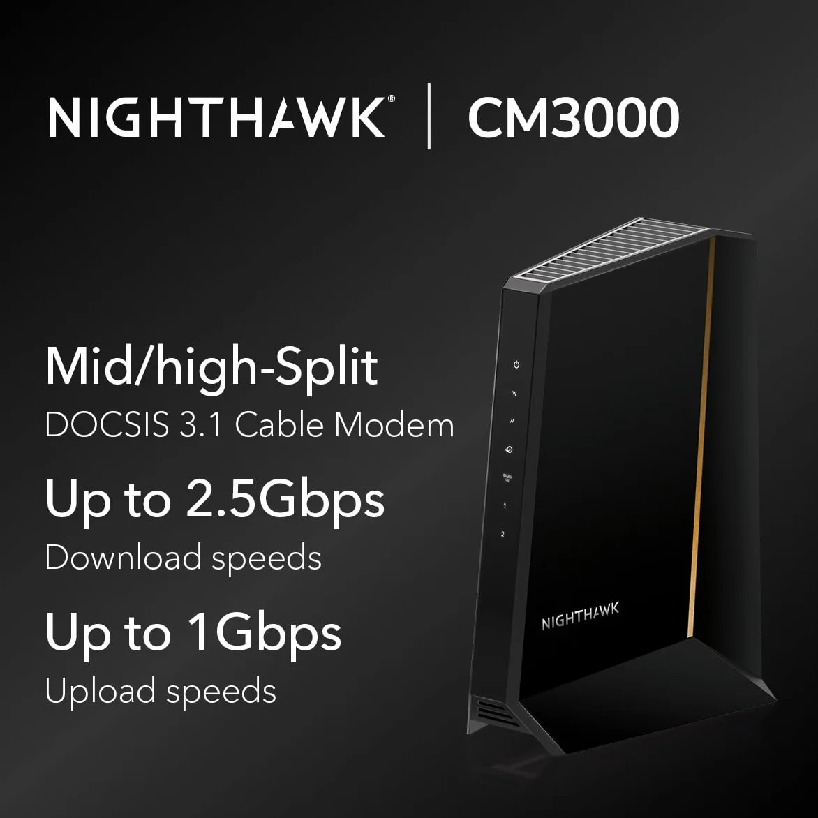 NETGEAR CM3000-1AZNAS Câble Modem