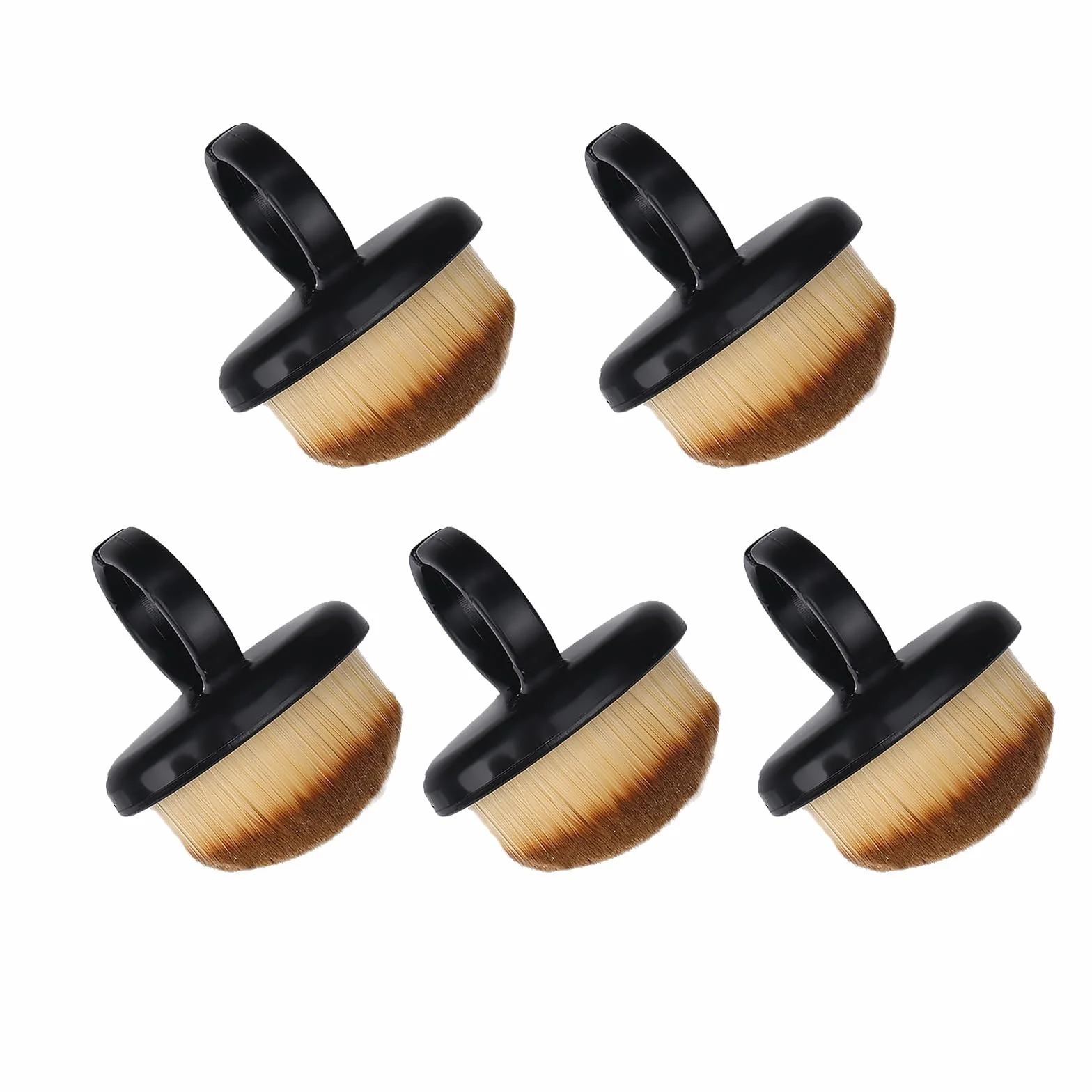 Lot de 5 pinceaux à poussière pour ongles - Pinceau de manucure