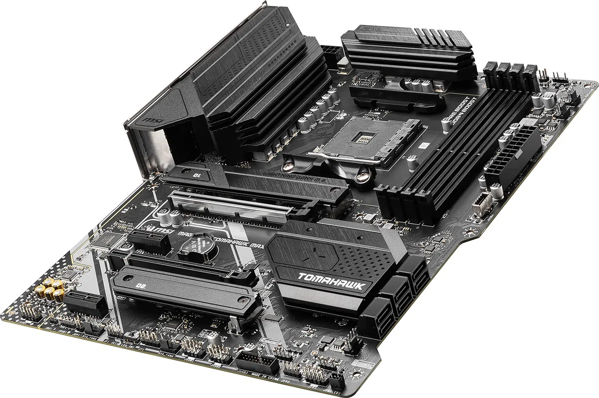 MSI MAG B550 Tomahawk MAX Carte mère de jeu WiFi AMD AM4, DDR4, PCIe 4.0, SATA 6 Go/s, M.2, USB 3.2 Gen 2, HDMI/DP, ATX, Wi-Fi 6E, processeurs AMD Ryzen 5000 Series (renouvelée)