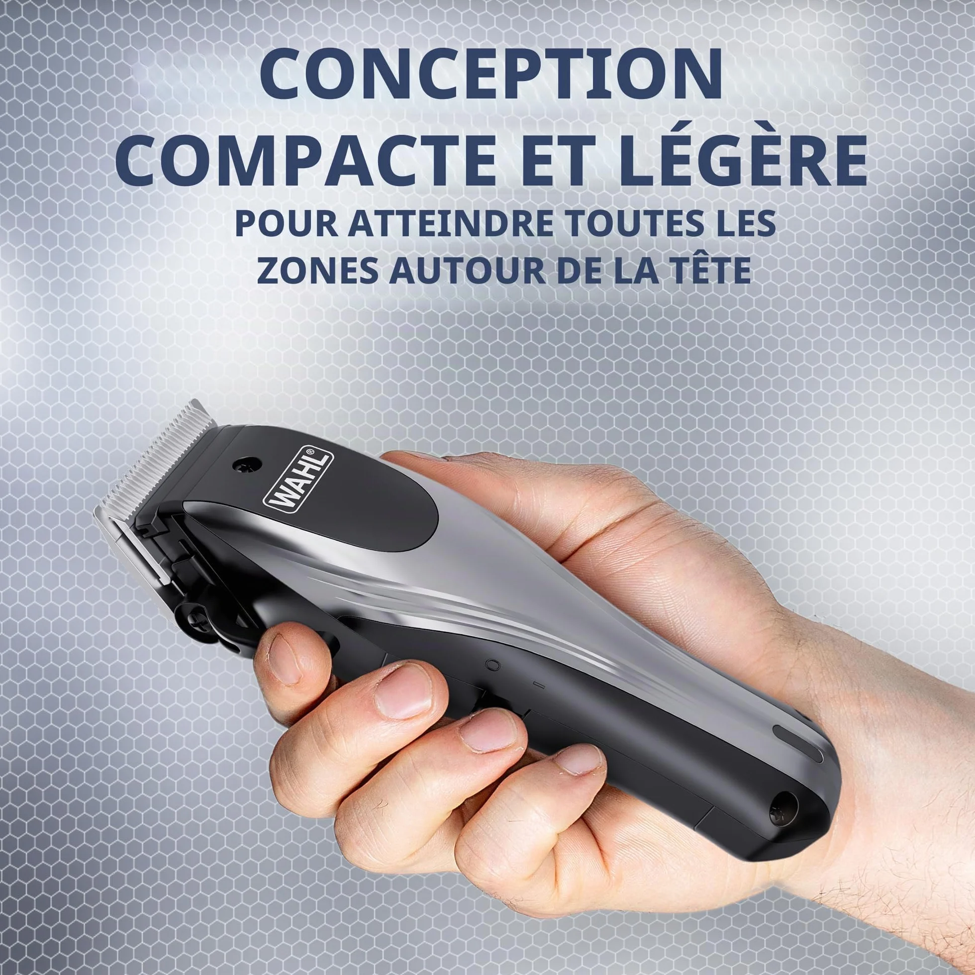 Wahl Rapid Clip Tondeuse Homme Rechargeable Lithium-Ion Sans Fil Professionnelle