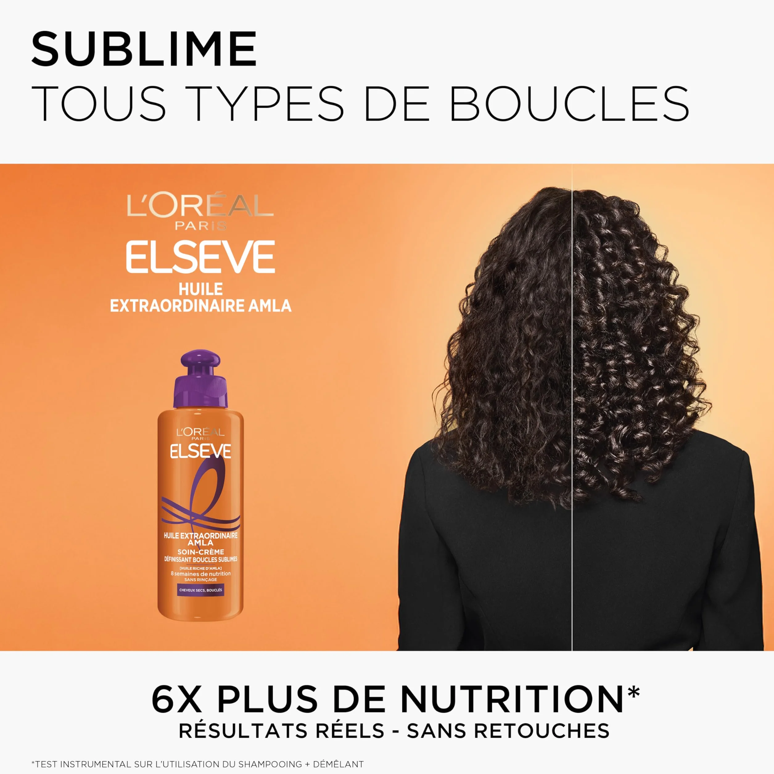 L'Oréal Paris Elseve Soin-Crème Définissant Cheveux Bouclés Huile Extraordinaire 200 ml