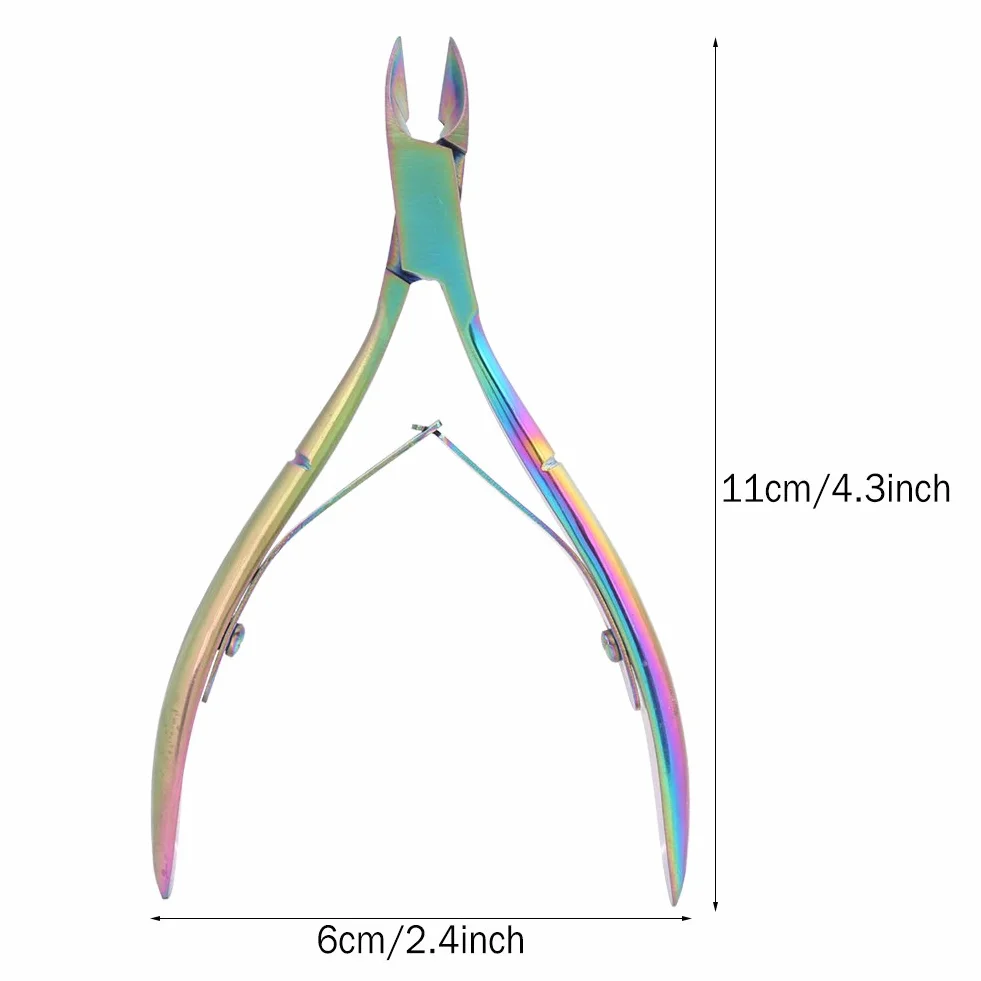 Pince à cuticules en acier inoxydable tondeuse outil de pédicure pour ongles et ongles de pied