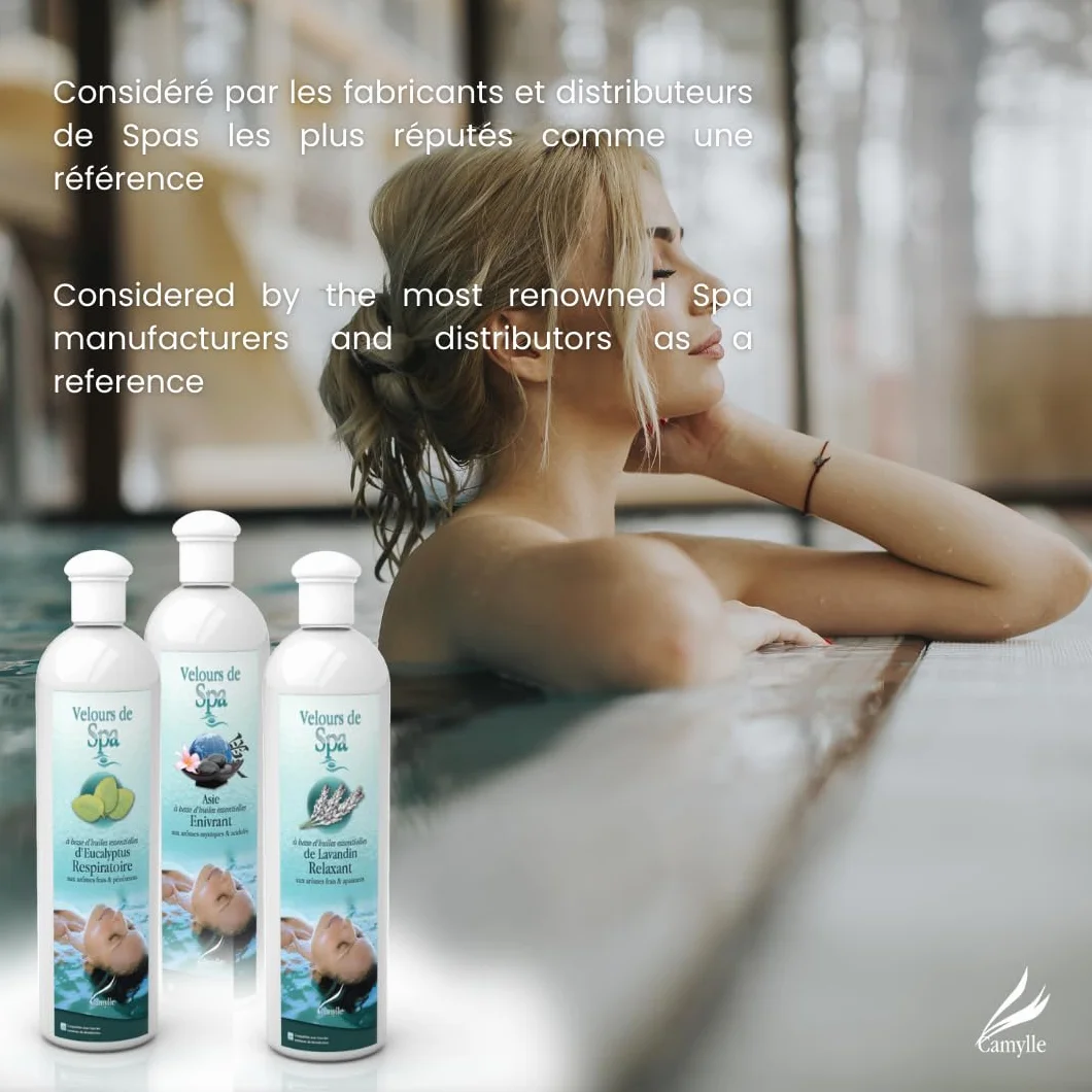 Camylle Velours de Spa Polynésie 100% Huiles Essentielles 1000ml