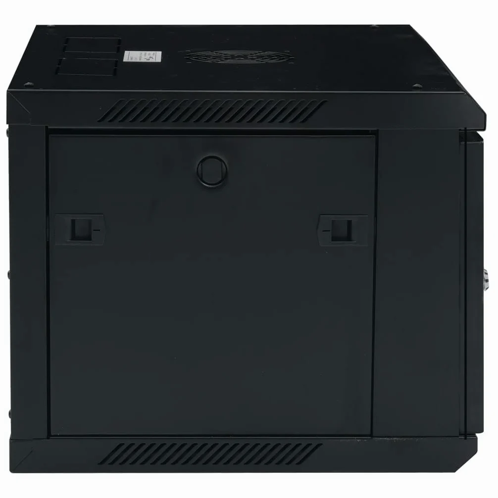 Armoire Réseau, Armoire Serveur Baie de Serveur Coffret Boit de Réseaux Mural 6U 19" IP20 600x450x375 mm