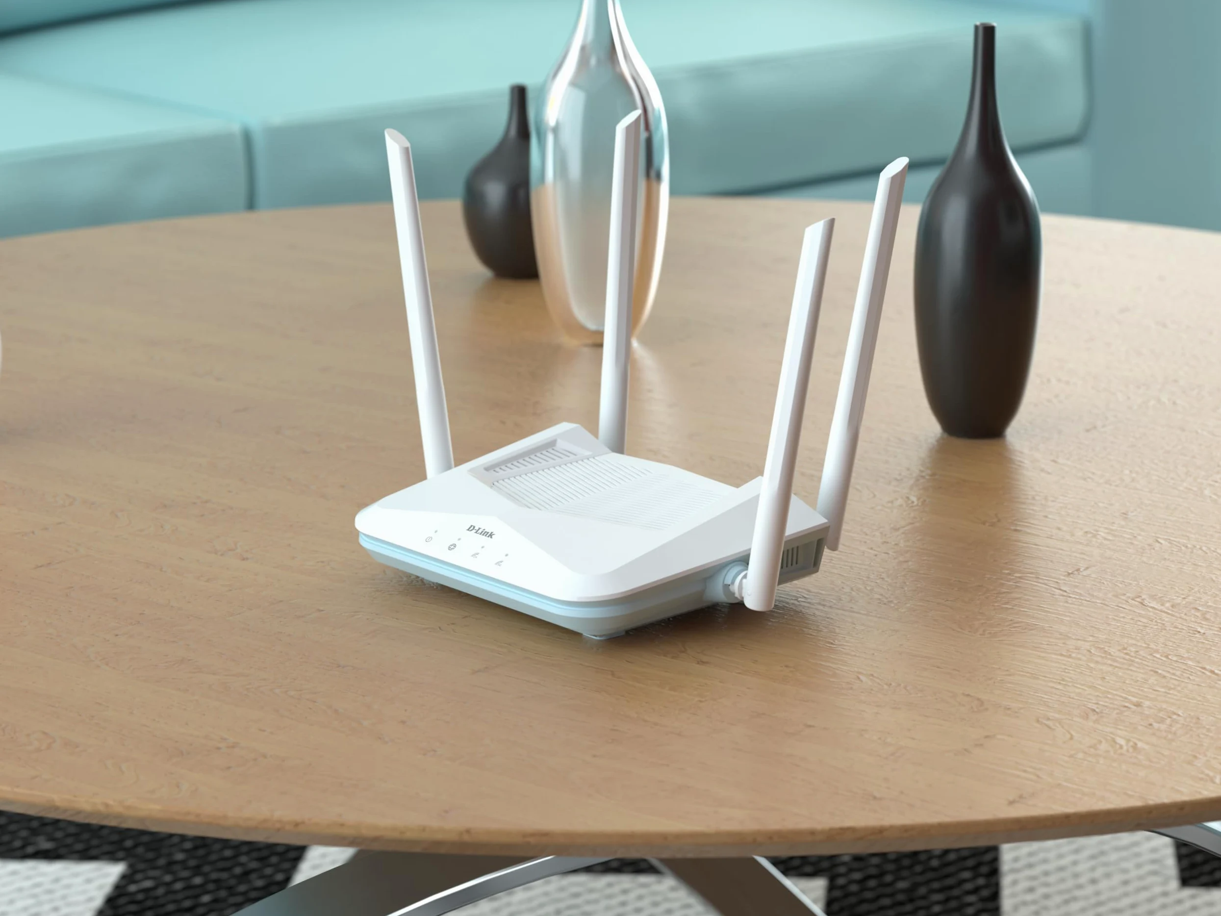 D-Link R15 Routeur Smart Eagle Pro IA WiFi AX1500, Gigabit, Optimiseur de trafic, contrôle Parental IA, MU-MIMO, 1024 QAM, OFDMA, WPA3, D-Link Wi-FI Mesh. Fonctionne avec Alexa/Google Assistant.