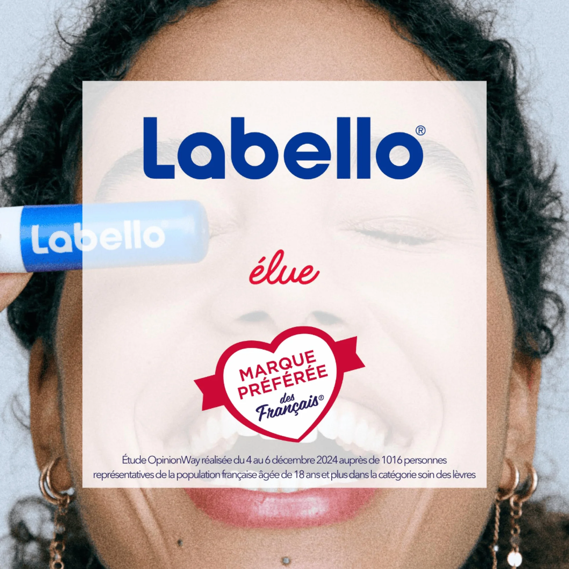 LABELLO Original Baume à lèvres enrichi en huiles naturelles Hydratation longue durée 24H 4,8g