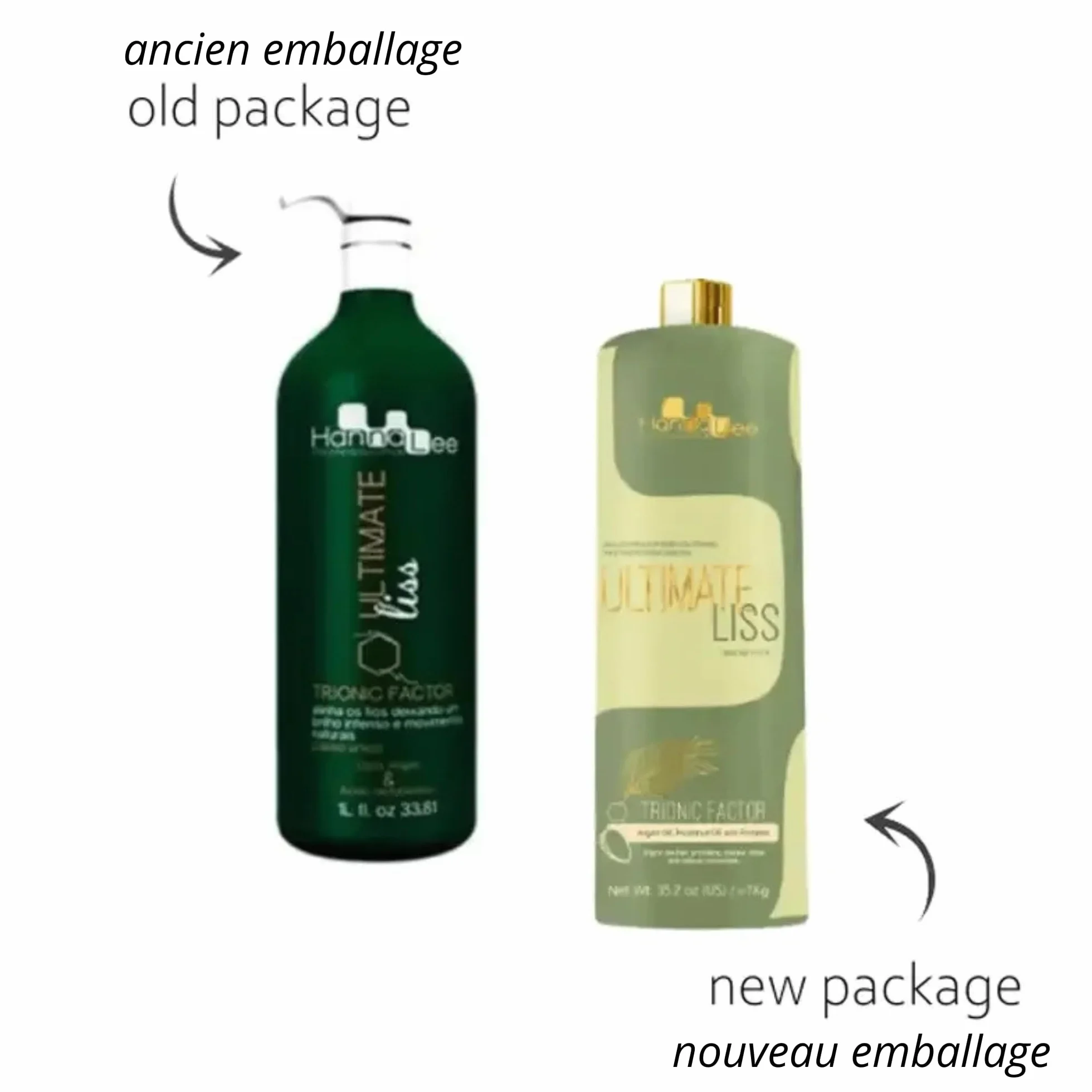 Lissage brésilien protéine Ultimate Liss Hanna Lee 1 L