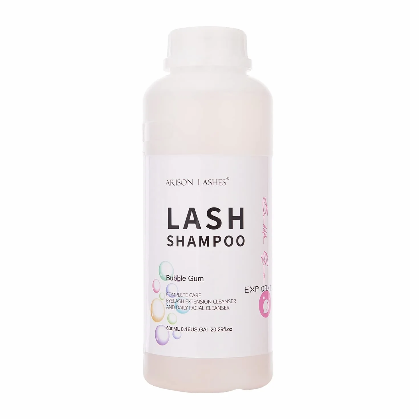 Shampoing Cils Mousse 600ml Nettoyant Paupières Lash Shampoo Eyelash Extension Cleanser