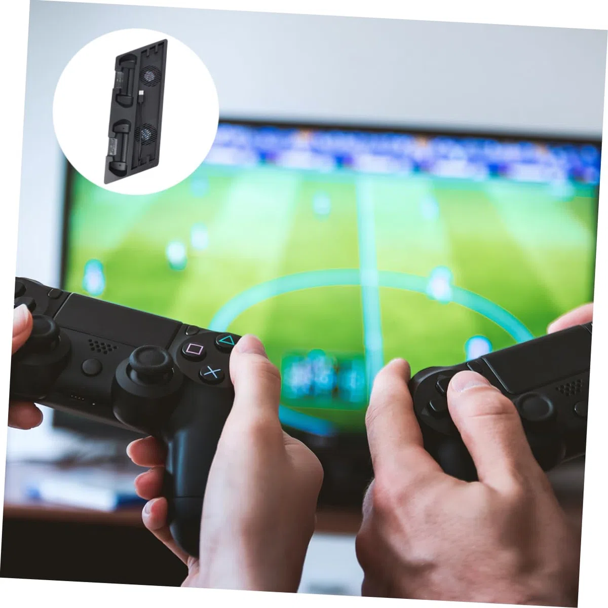 Support de Refroidissement pour Pro, Noir Abs, Ventilateurs Intégrés