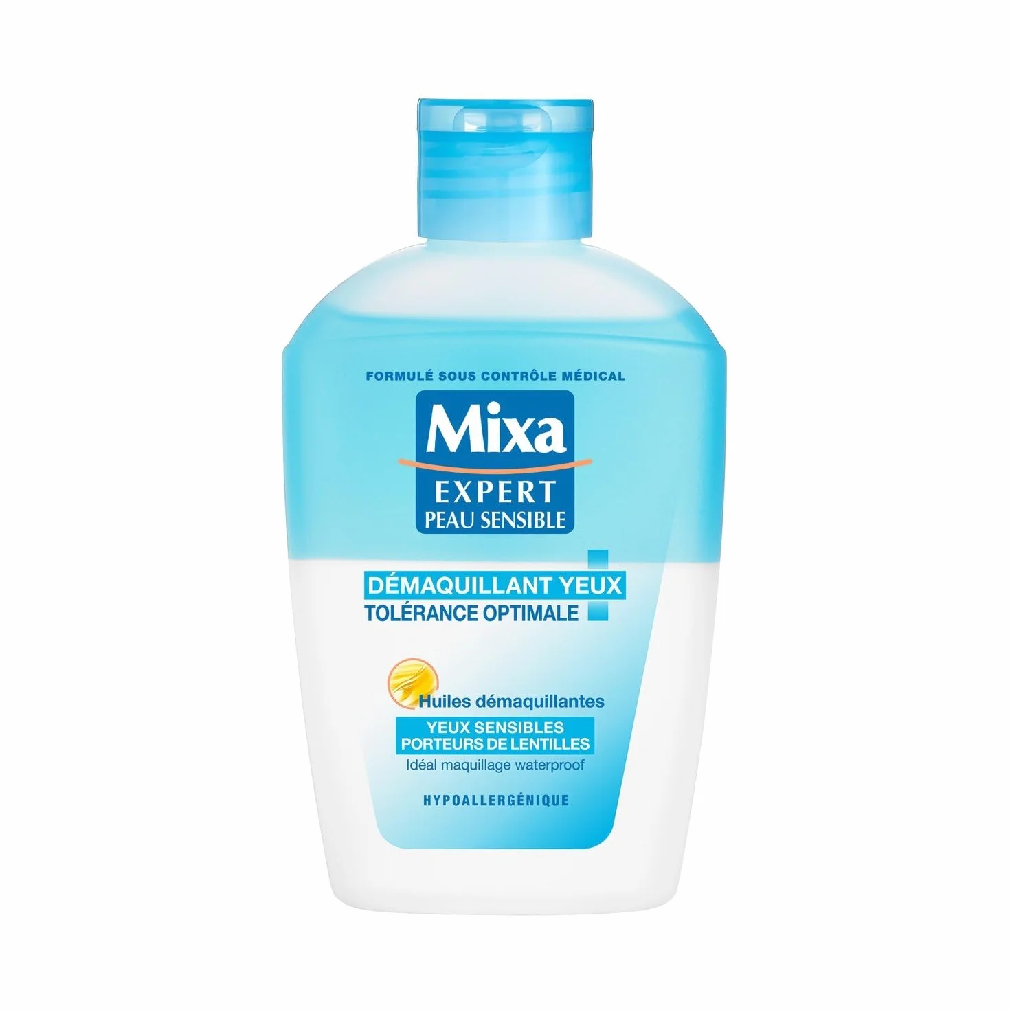 MIXA Démaquillant Douceur Yeux Sensibles 125 mL Lot de 3