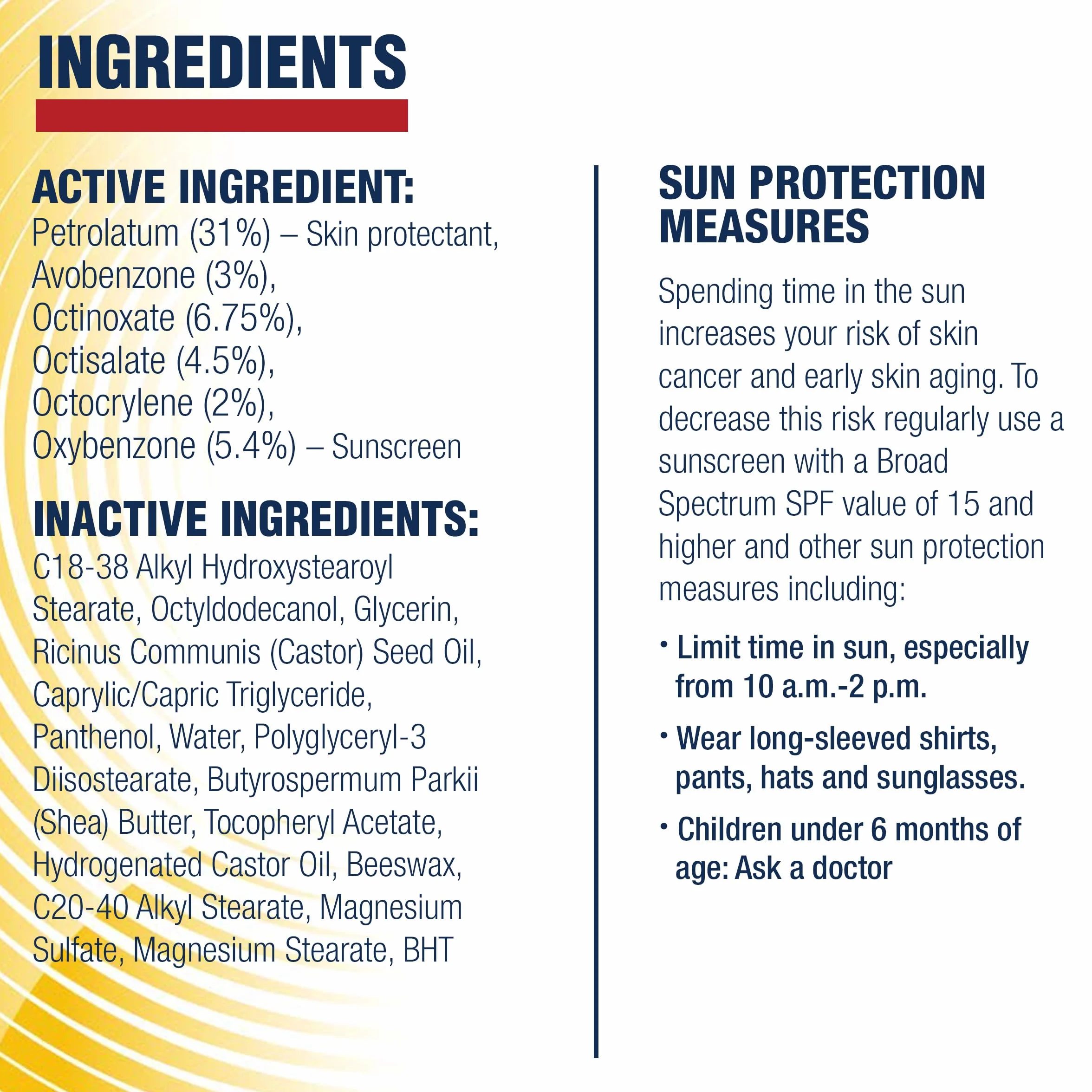 Aquaphor Réparation à la lèvre avec protection, 0,35 once fluide