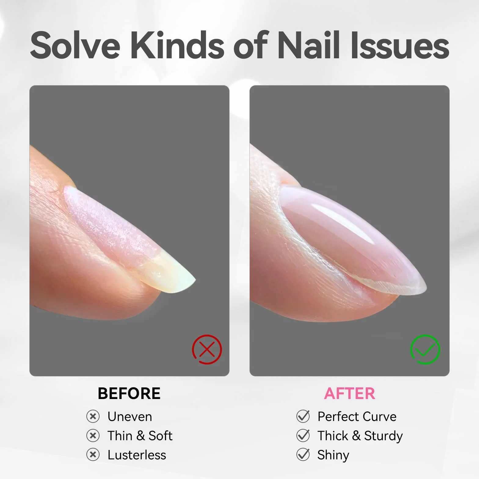 BORN PRETTY Gel Construction Ongle UV 15ML Builder Gel 8 en One UV/LED pour Nail Extension Manucure Renforcement