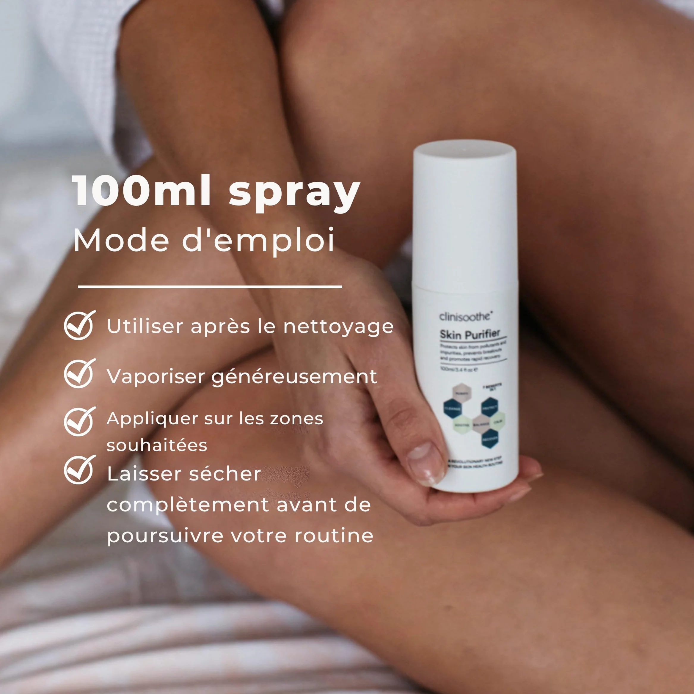 Clinisoothe+ Skin Purifier Spray Acide Hypochloreux Visage 100 ml Peaux Sensibles