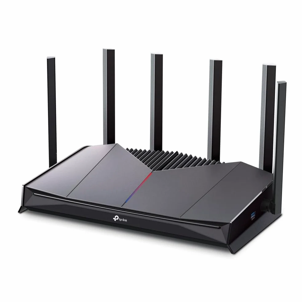 TP-Link Archer GE400 BE6500 Routeur de jeu Wi-Fi 7 double bande | Vitesse de 6,5 Gbit/s | 2 × 2,5 G WAN LAN + 3 × LAN 1G | USB 3.0 | 6 antennes | Panneau de jeu RVB | Compatible avec Alexa et Google