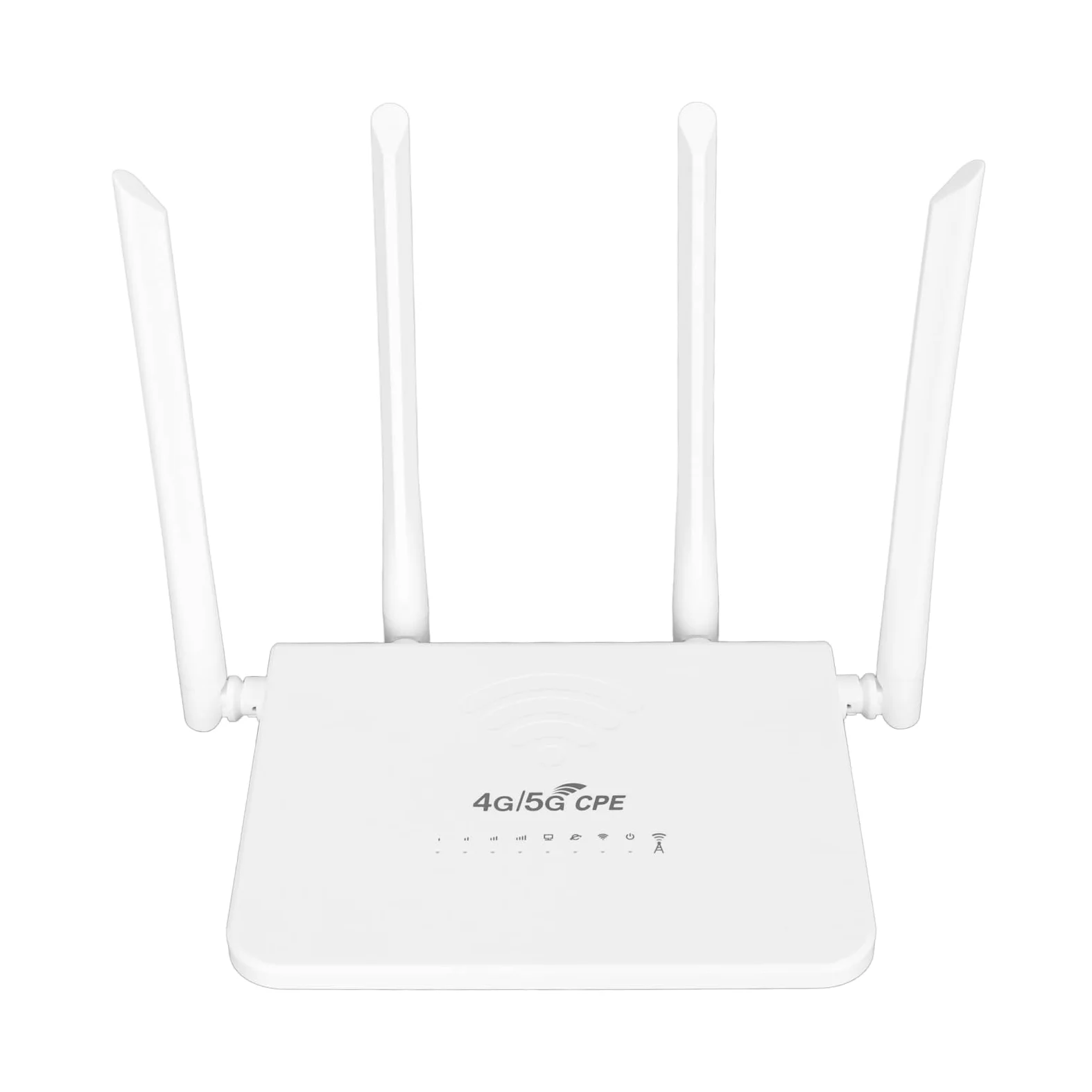 Routeur WiFi 4G, Modem Routeur 4G LTE, avec Emplacement pour Carte SIM, Transmission WiFi 300 Mbps 2,4 G, jusqu'à 20 Appareils, avec 4 Antennes à Gain élevé (5 Dbi), pour
