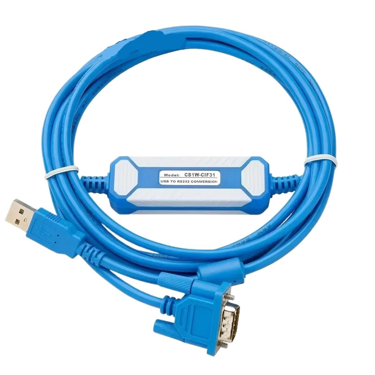 CS1W-CIF31 Commutateur USB Port série RS232 Câble Industriel avec Assurance USB-CIF31 USB-RS232(Blue Isolation Type)