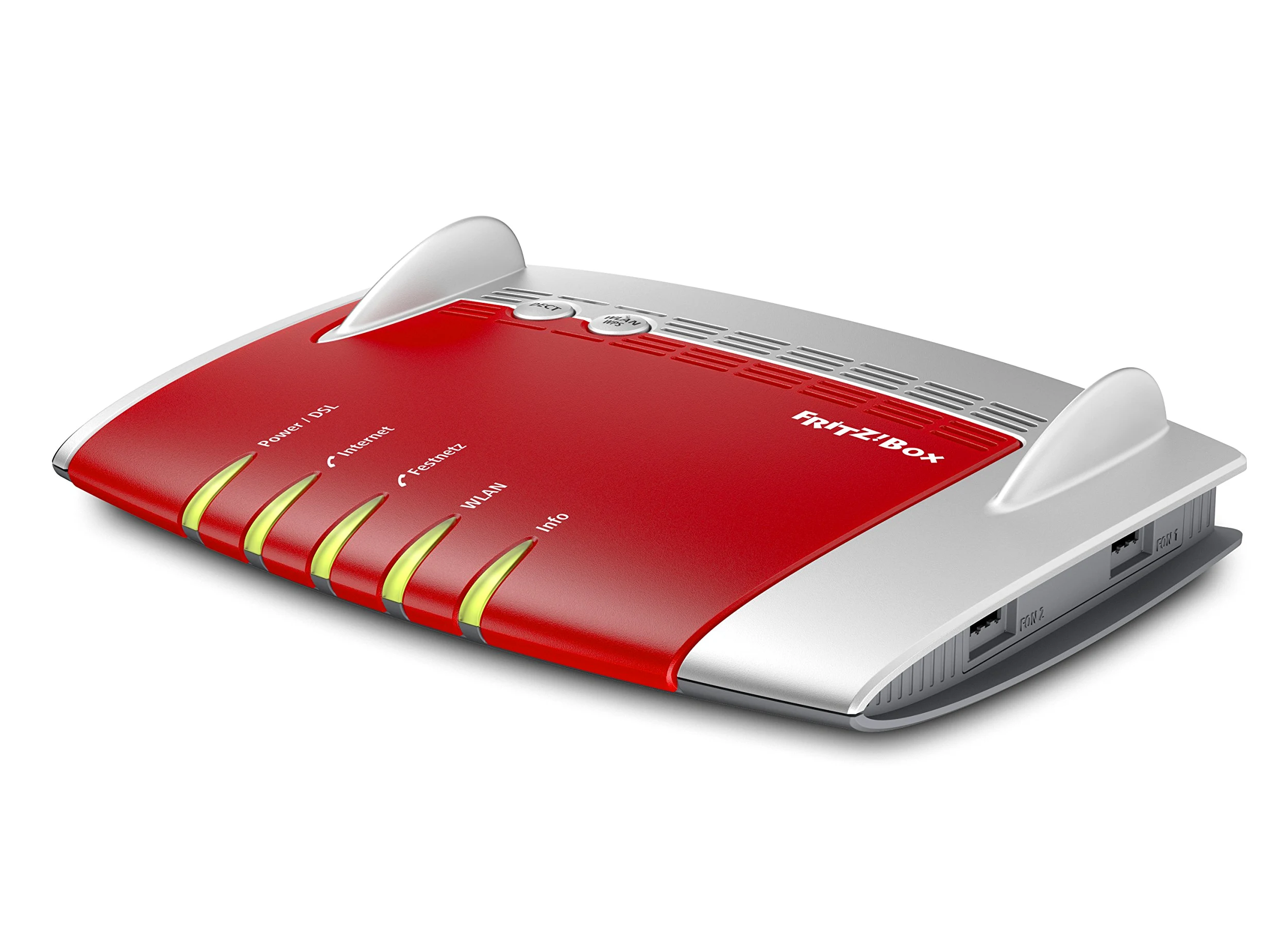 AVM FRITZ!Box 7490 Routeur Wi-FI AC + N (VDSL/ADSL, 1 300 Mbit/s (5 GHz), 450 Mbit/s (2,4 GHz), Base DECT, Serveur multimédia) (reconditionné)