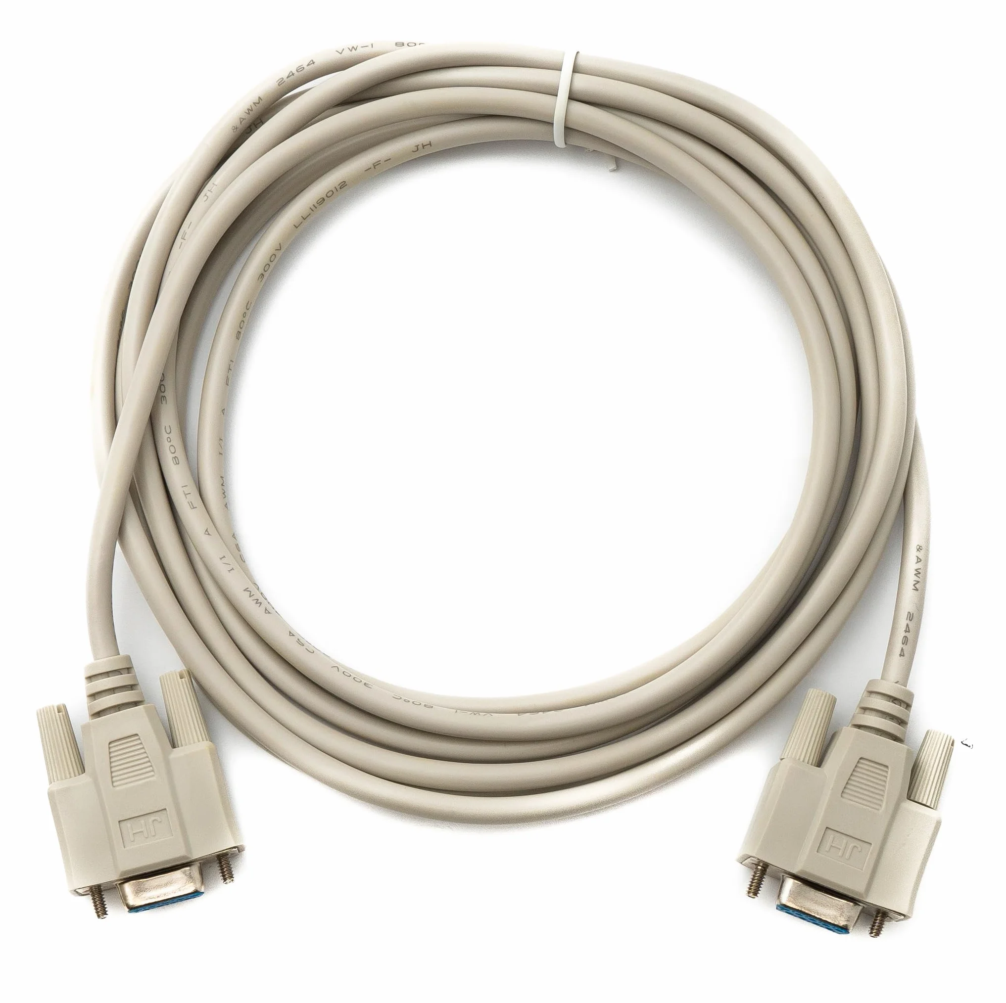 Przewód RS232 DB9 3 m 9 broches femelle-femelle System-S D Sub Adaptateur Gris