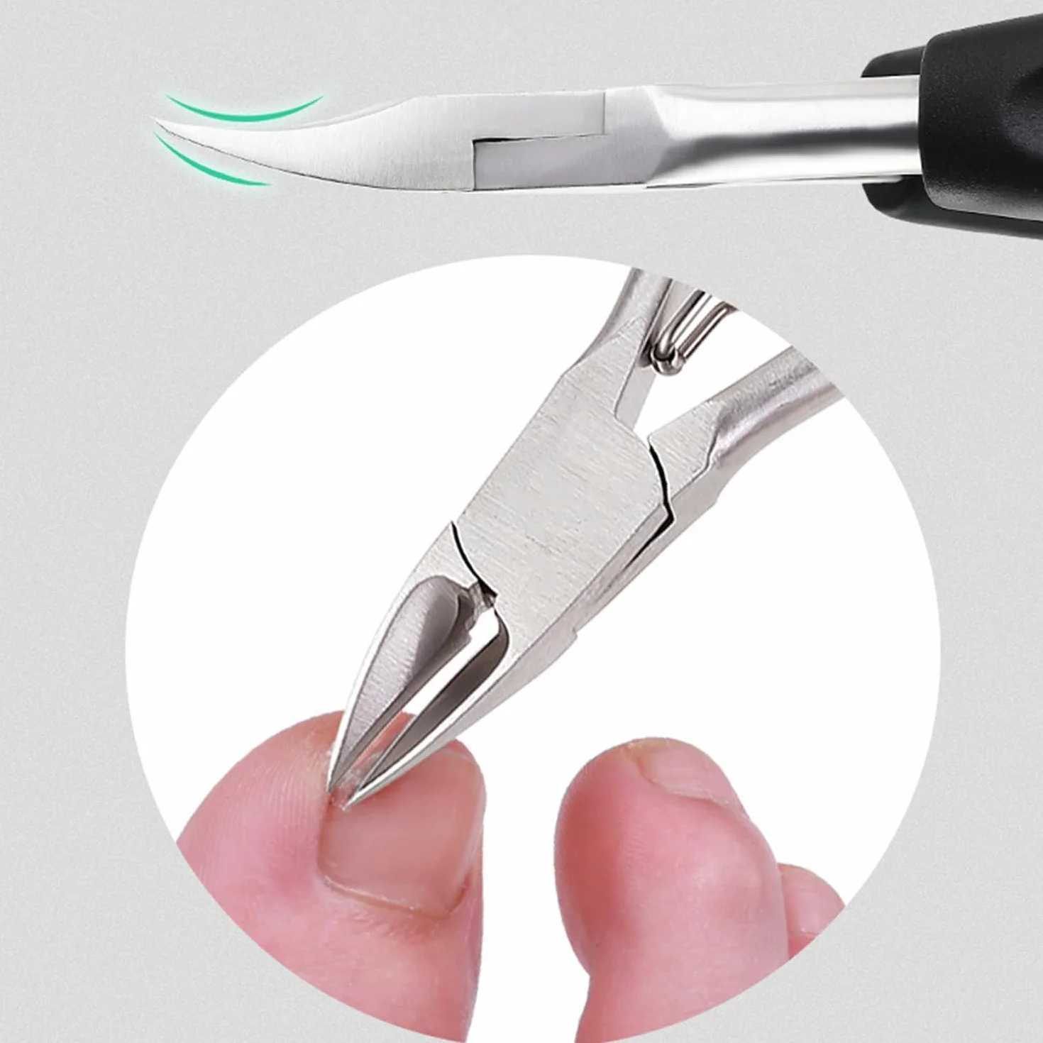 Kit de Traitement des Ongles Incarnés – Pince à Ongles Incarnés et Outils de Correction en Acier Inoxydable