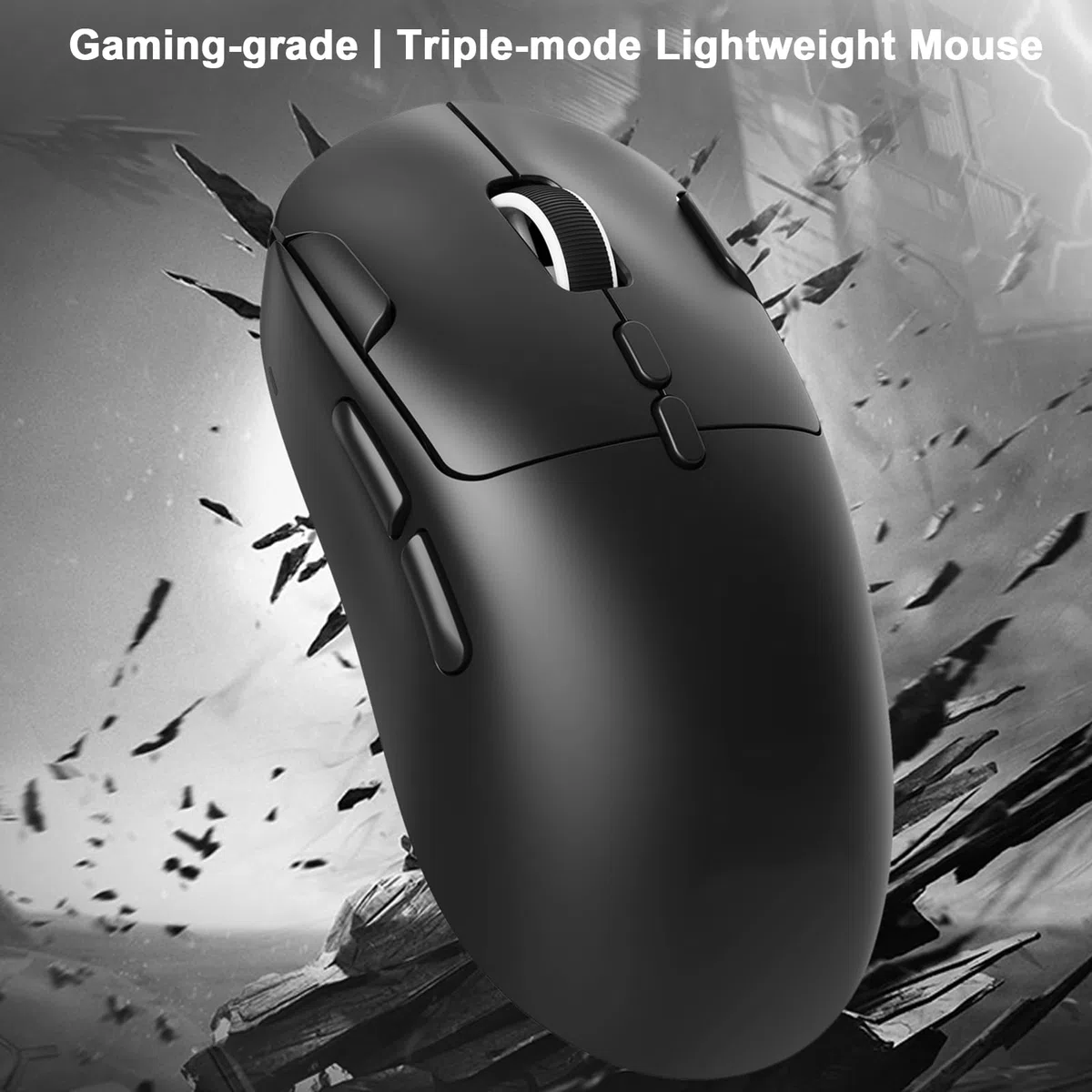 Souris de Jeu Légère 58g 3 Modes (Black)