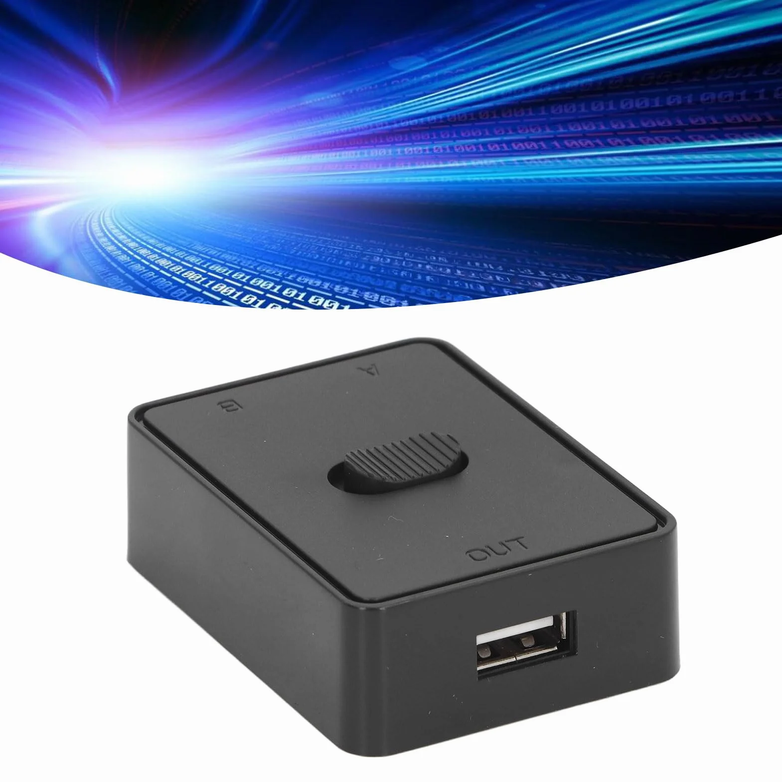Commutateur USB 1 en 2 Sorties USB 2.0 Bidirectionnel pour Imprimante Scanner Clavier