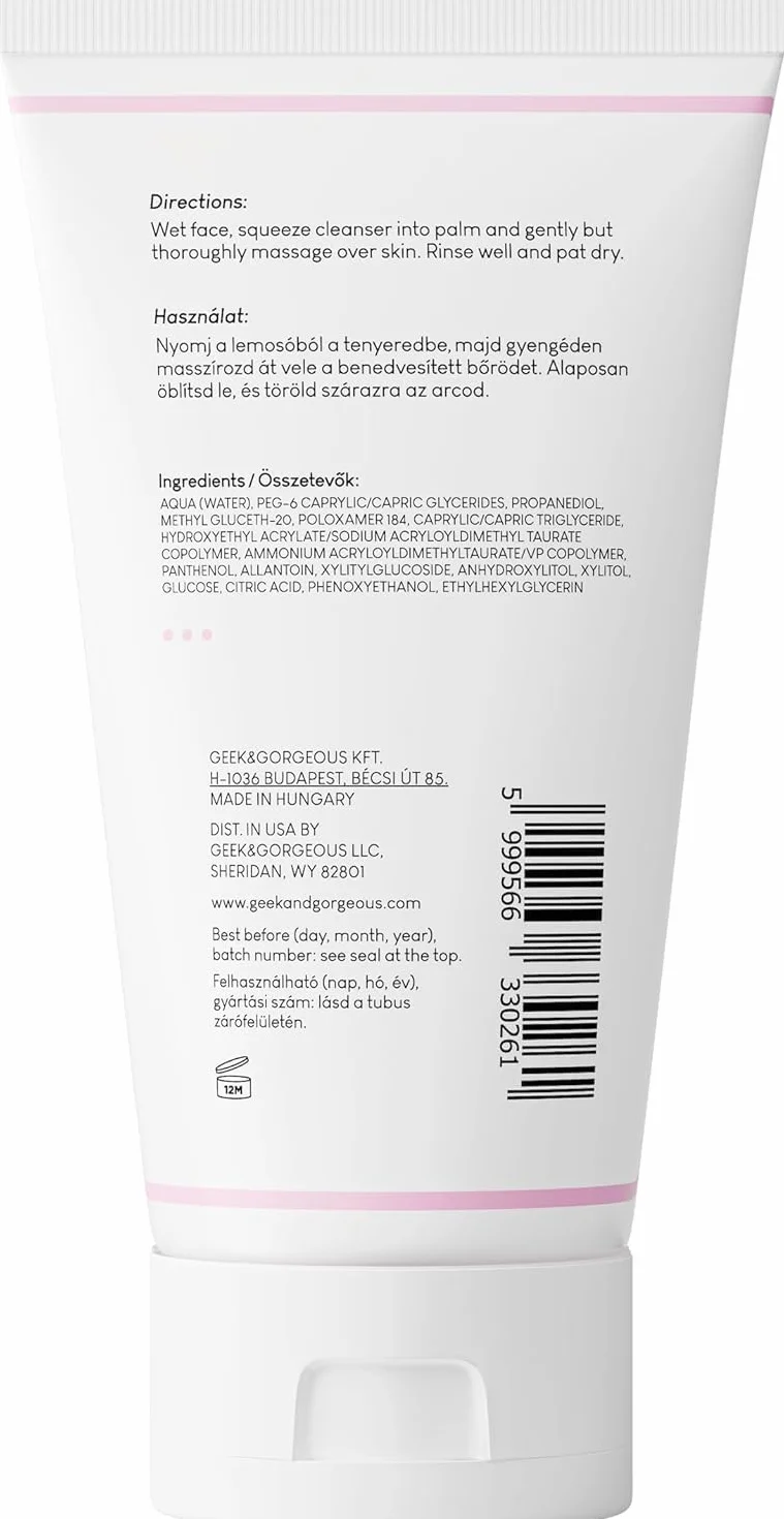 Geek & Gorgeous Jelly Joker Nettoyant doux 150 ml tous types de peau