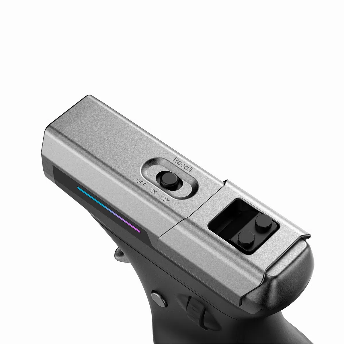 ErgoStrike7 : Souris Gaming FPS Nouvelle génération avec Retour de recul (Noire) - Souris Ergonomique Verticale pour PC, sans Fil/Filaire USB