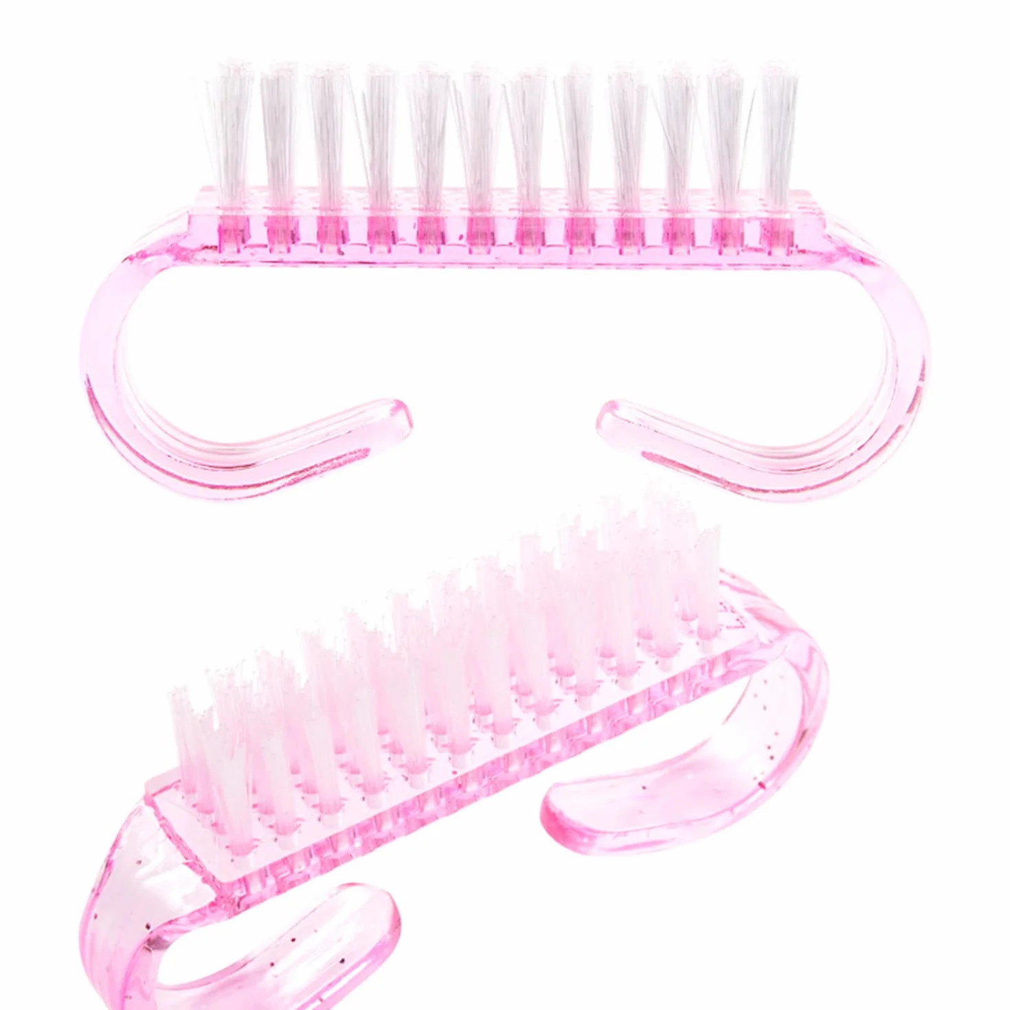 Brosse Ongles à Manche 4 Pièces Brosse de Nettoyage Plastique