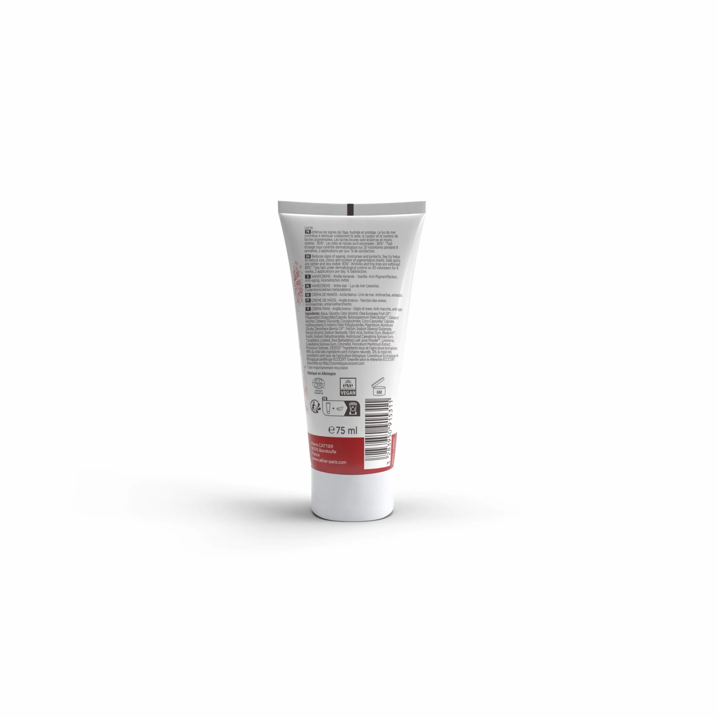 Cattier crème mains anti-tâches anti-âge 75ml