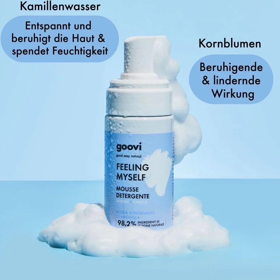 GOOVI Feeling Myself Cleansing Mousse nettoyante douce pour le visage 100 ml