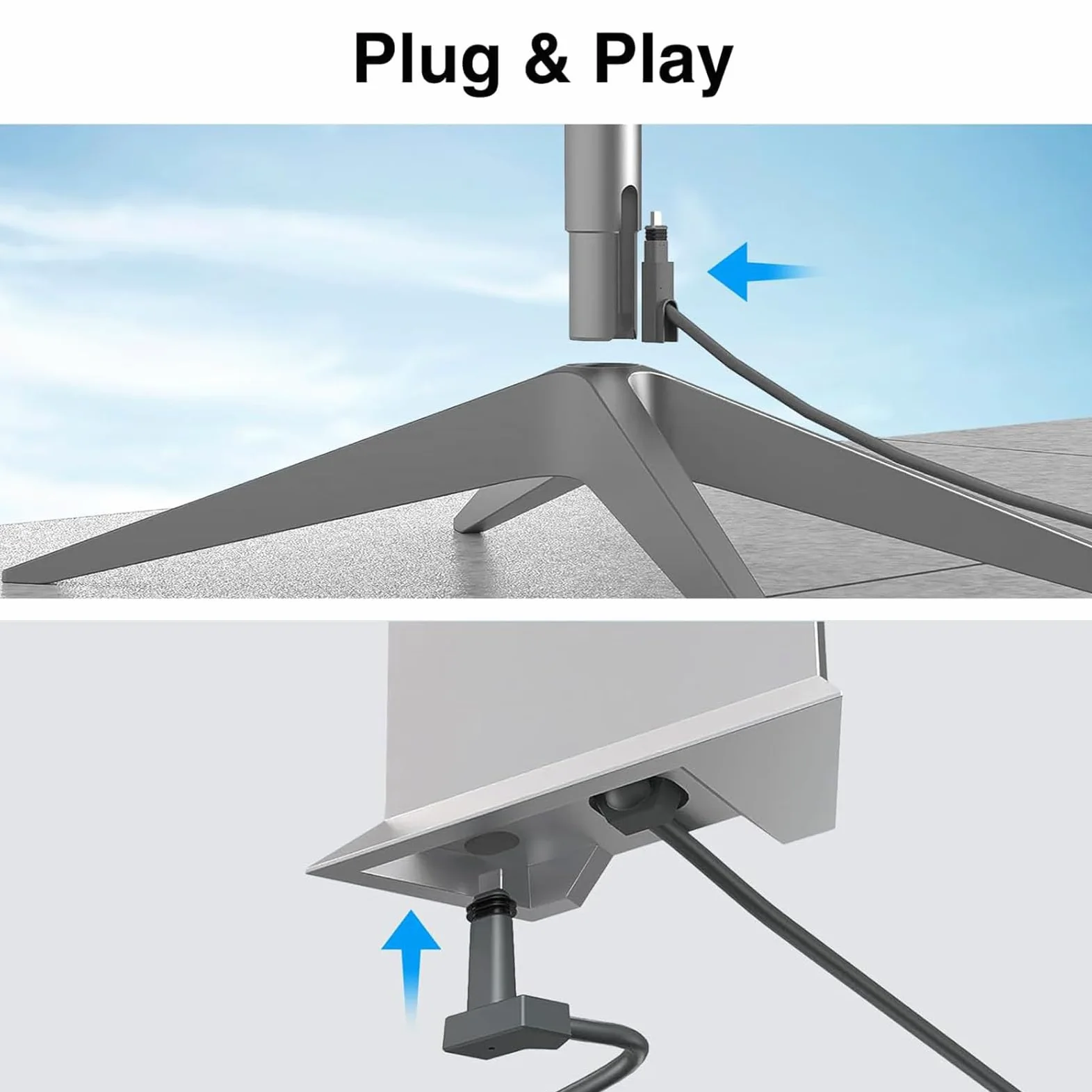 Câble pour Gen 2 de 15 M avec Adaptateur Ethernet RJ45 Femelle, Câble de Remplacement Satellite Câble de Connexion Réseau, Rallonge de Câble pour V2