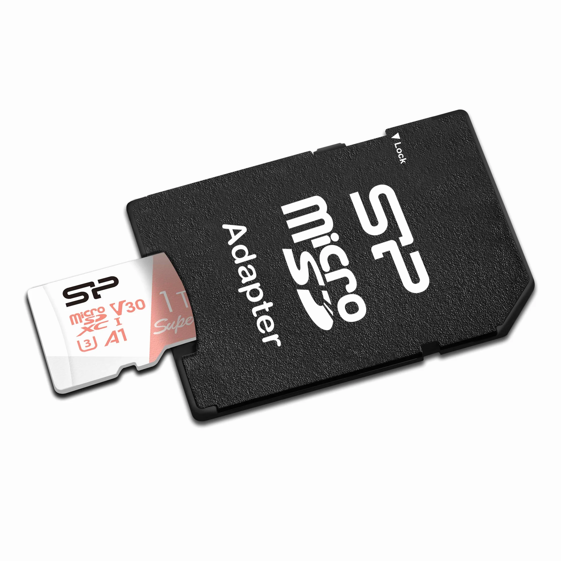 Silicon Power Carte mémoire Micro SD 1 to Compatible Nintendo Switch Compatible avec Carte mémoire SDXC microSDHC Haute Vitesse avec Adaptateur