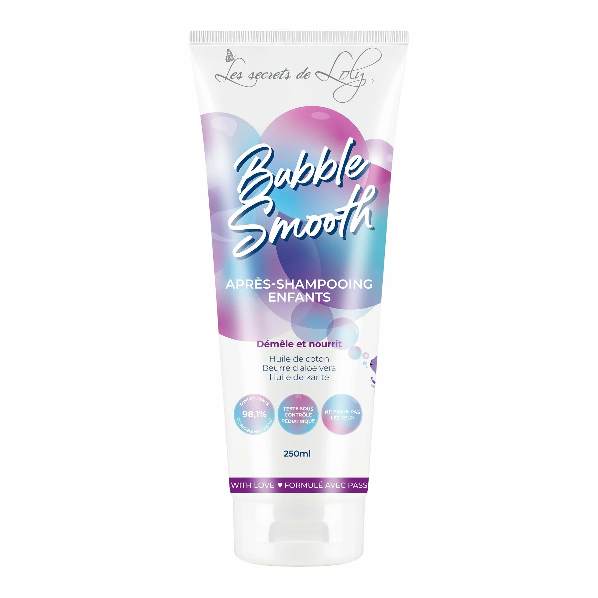 Les Secrets de Loly Bubble Smooth Après-shampooing enfant démêlant 250 ml
