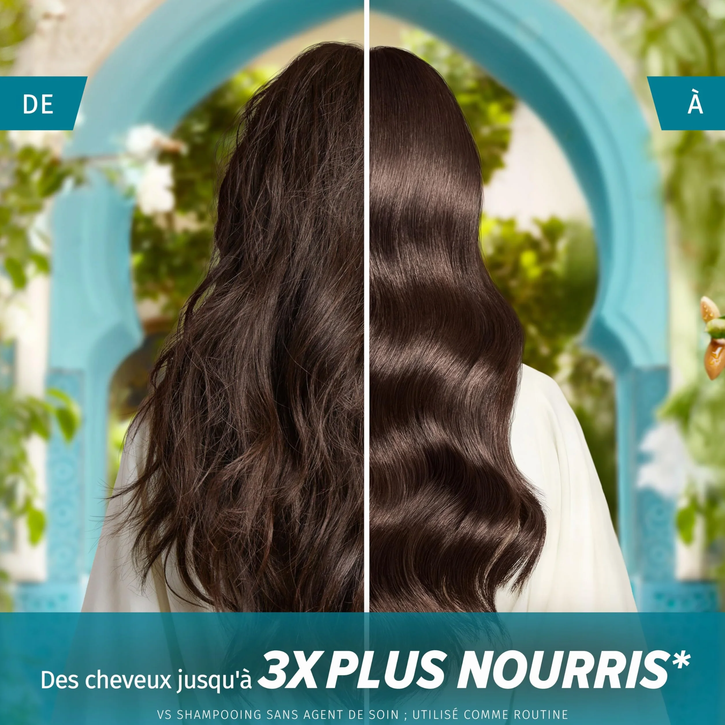 Herbal Essences Huile Élixir Réparation Intense Huile D'Argan Du Maroc 95ml Pour Cheveux Lisses Et Brillants