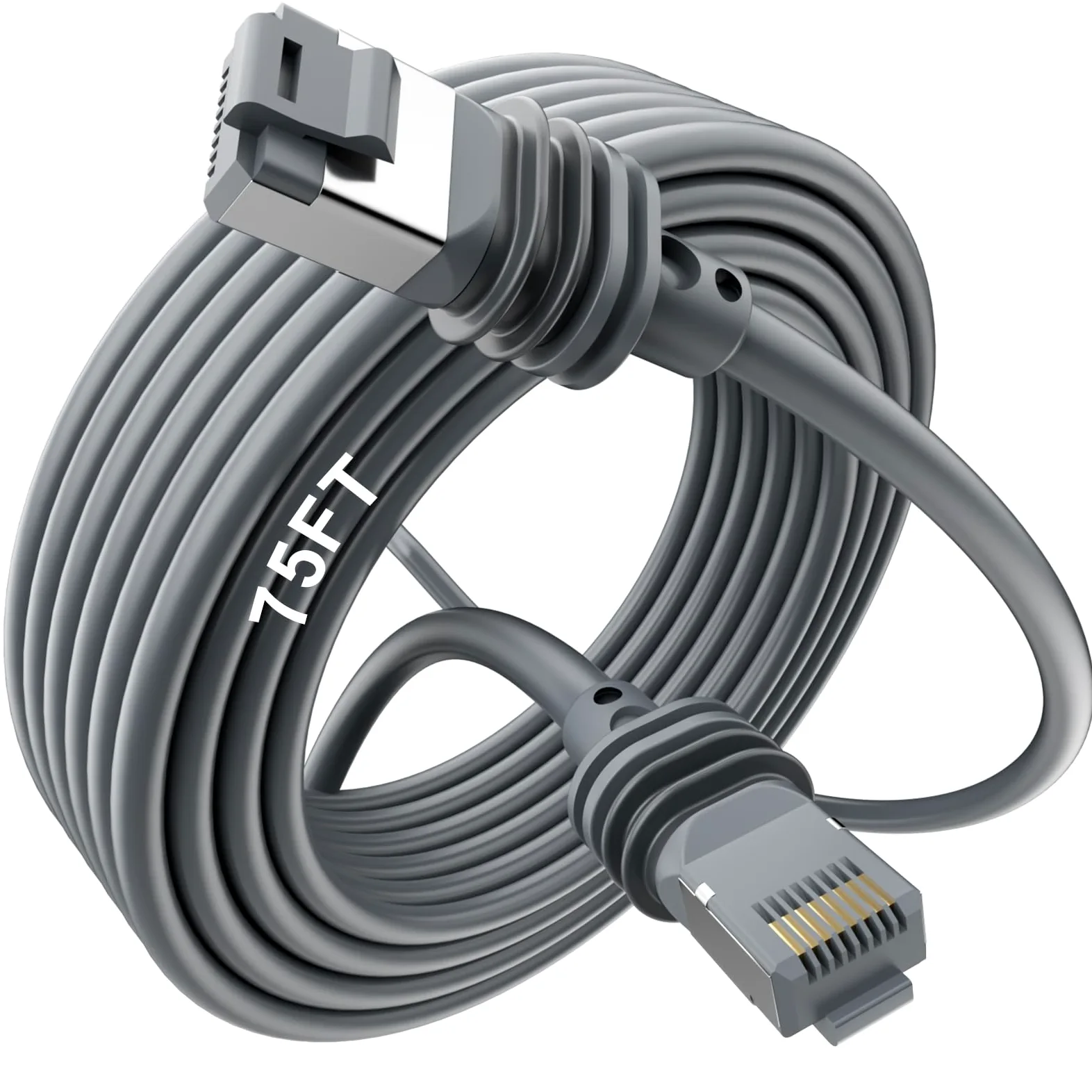 HanCenDa Câble d'Extension pour Starlink Gen 3 pour Standard Actuated V3 et Génération 3 - Câble de Rechange Étanche pour Extérieur Gris 23 m