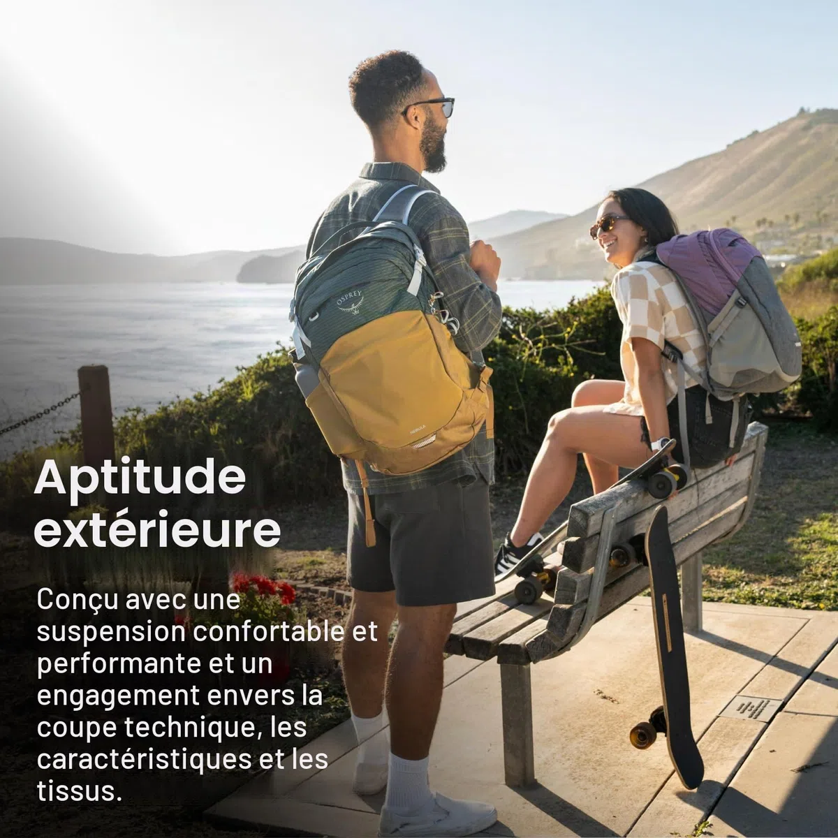 Osprey Nebula Sac à dos lifestyle unisexe, 32L, Atlas Blue Heather