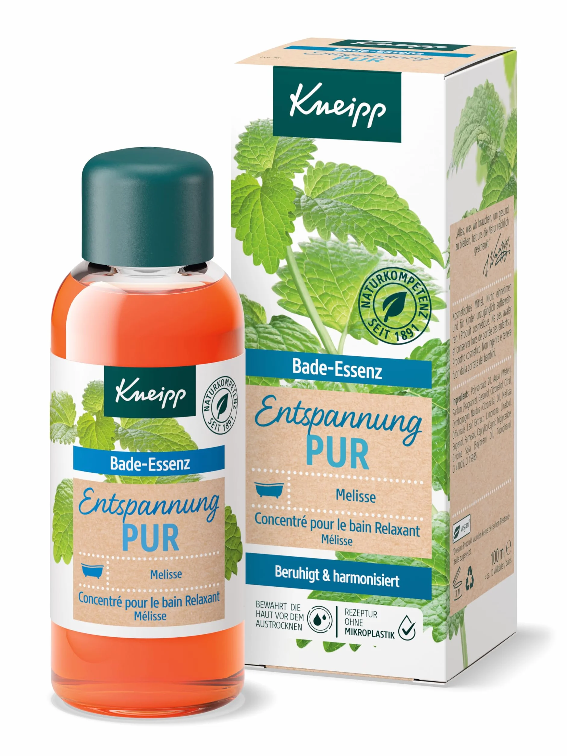 Kneipp Essence de bain relaxant pur 100 ml