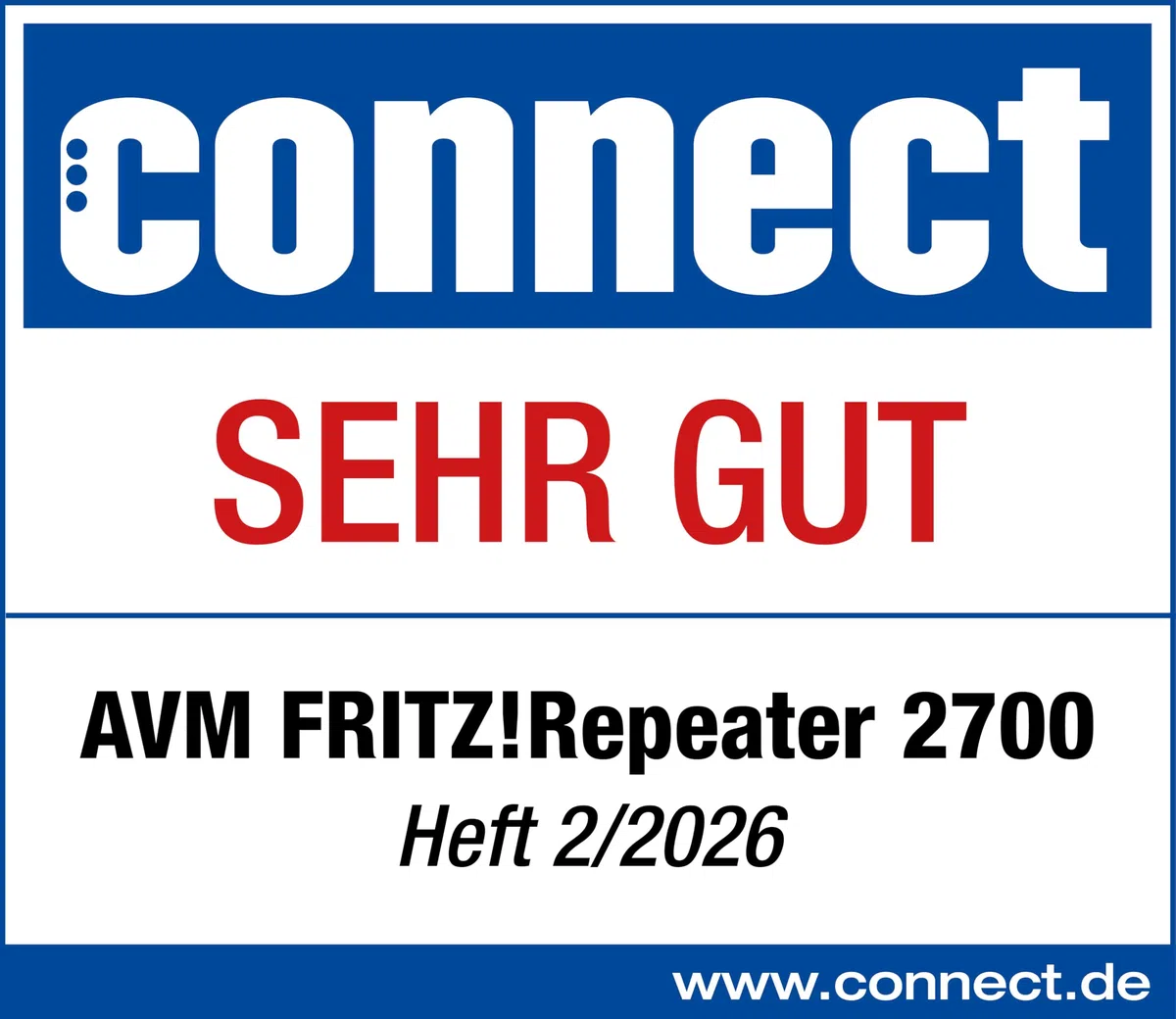 Fritz!repeater 2700 - WI-Fi 7 Und Intelligentes Mesh ?berall Im Heimnetz (20003135)