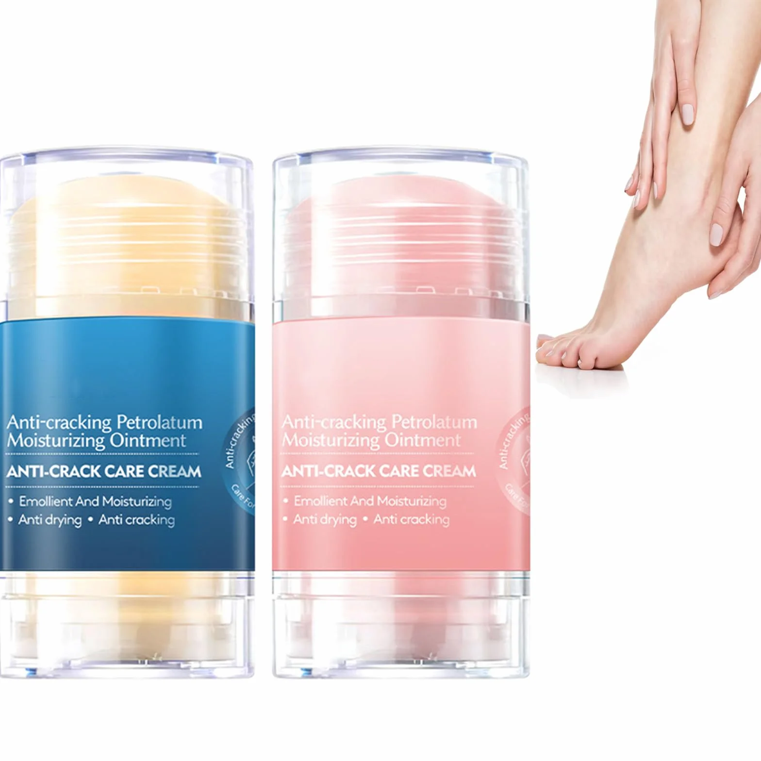 Crème pour les Pieds Hydratant Exfoliant Anti-Crevasses Guérir Pommade Peau d'Hiver