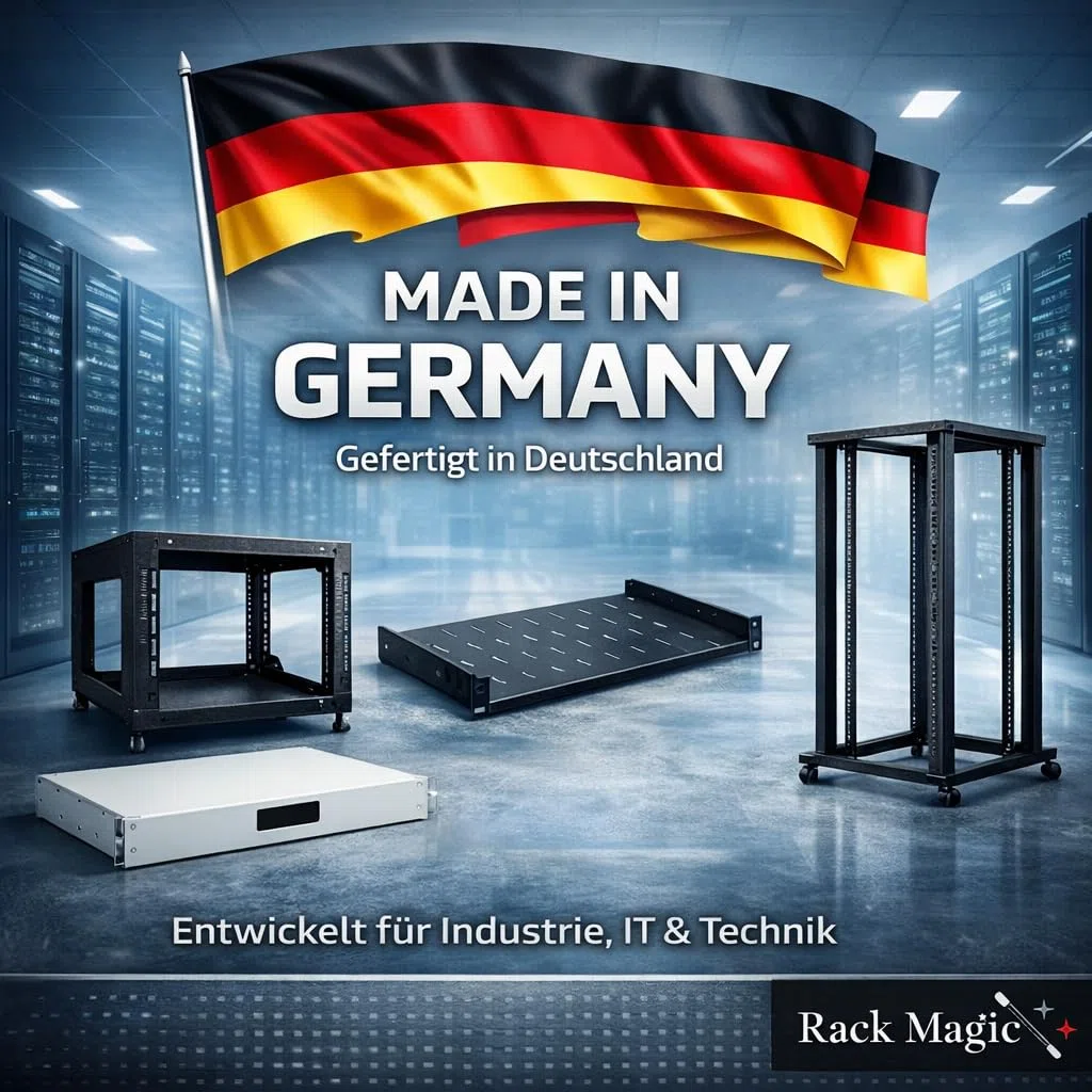 12U - 19 Pouces Cadre Ouvert Rack 600 mm-Profondeur: Noir-Armoire Serveur réseau